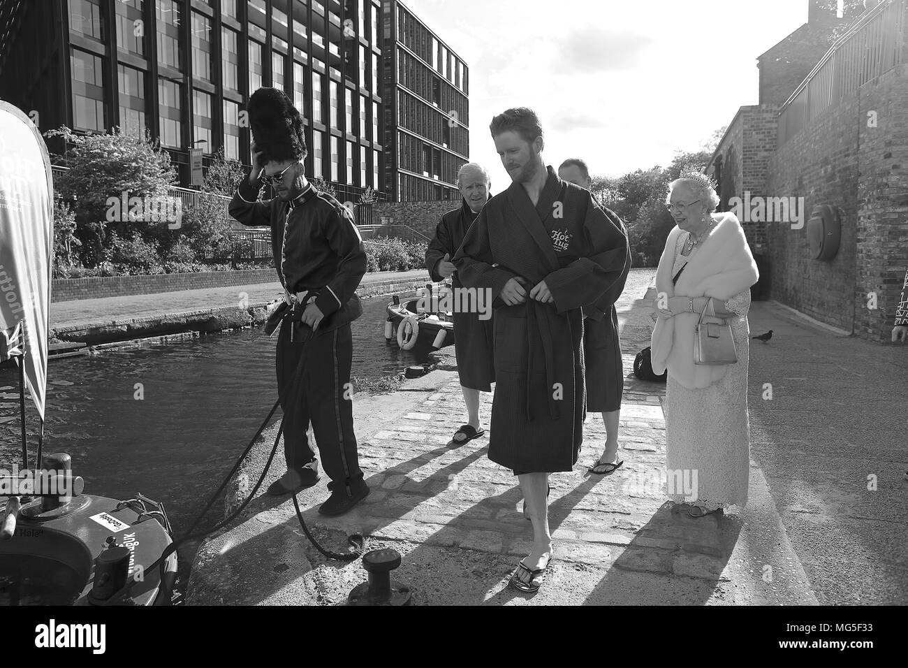 Bain à remous avec Royal assimilés célébrant le prince Harry's stag n 26 avril 2018 Banque D'Images