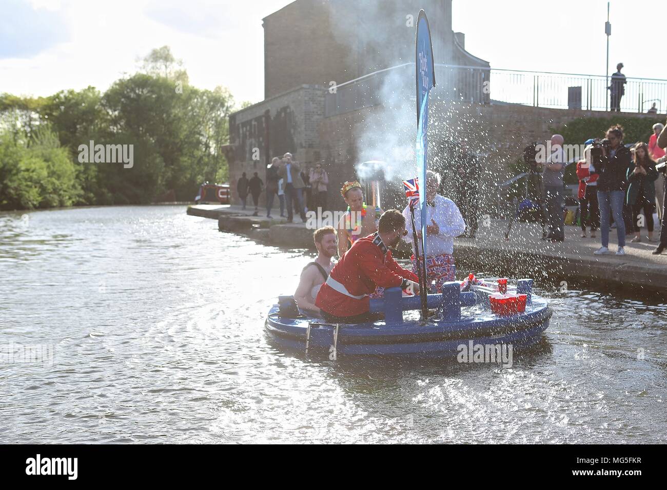 Bain à remous avec Royal assimilés célébrant le prince Harry's stag n 26 avril 2018 Banque D'Images