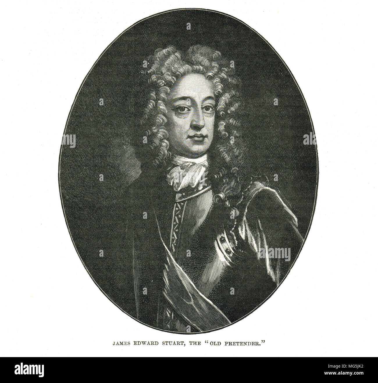 James Francis Edward Stuart, le vieux prétendant Banque D'Images