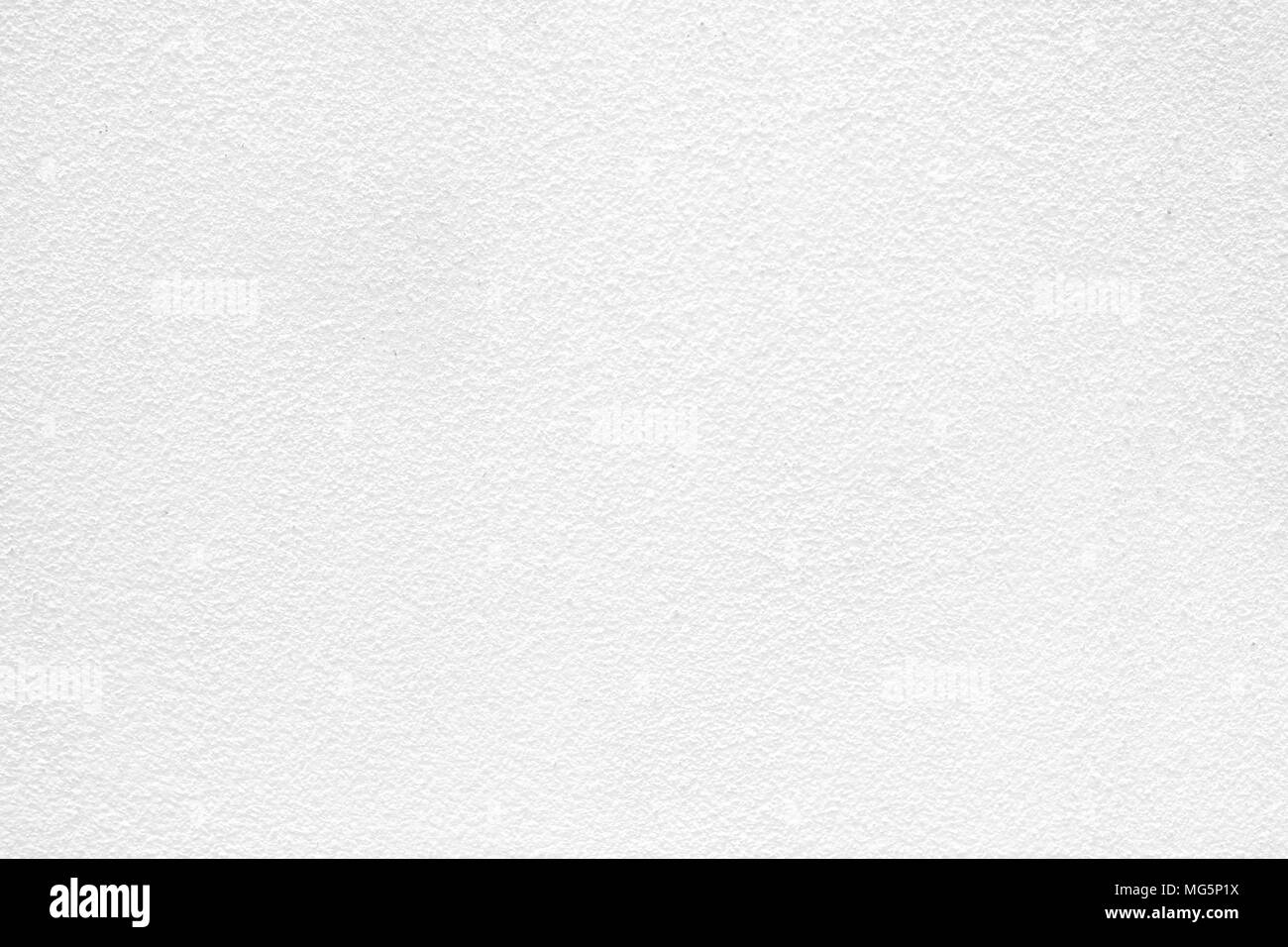 Mur de béton en stuc blanc Arrière-plan. Banque D'Images