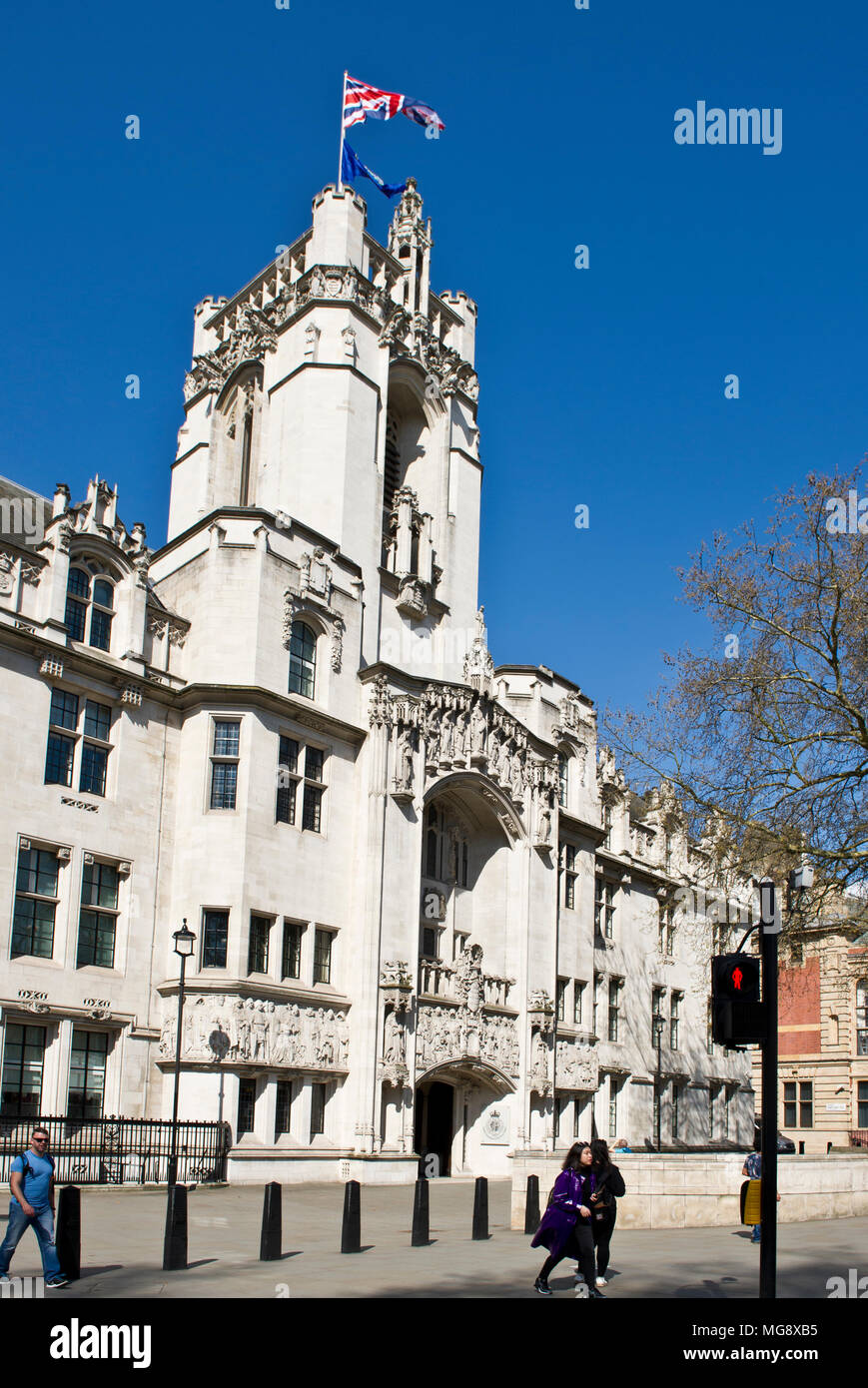 Bâtiment de la Cour suprême, Londres, Angleterre, Royaume-Uni Banque D'Images