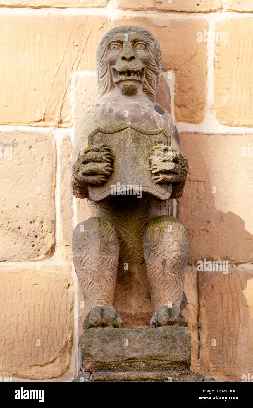 L'Ancienne Halle, Shrewsbury, Shropshire, Angleterre Banque D'Images