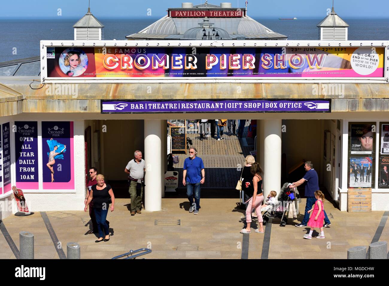Jetée de Cromer Norfolk England UK Banque D'Images