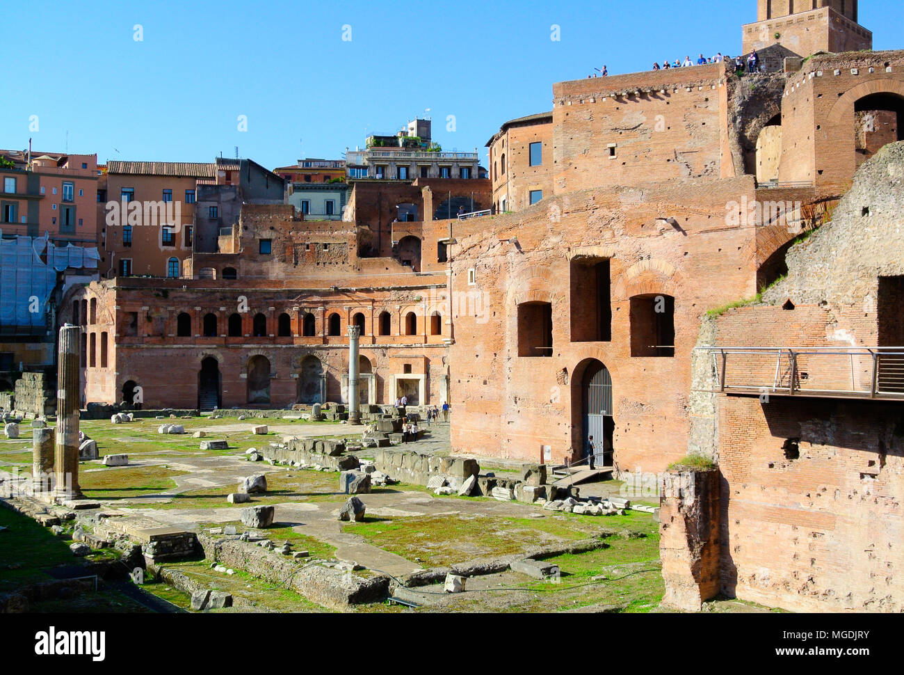 Marchés de Trajan, Rome, Italie Banque D'Images