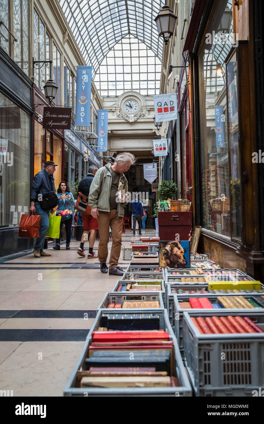 Passage Verdeau, Paris Banque D'Images