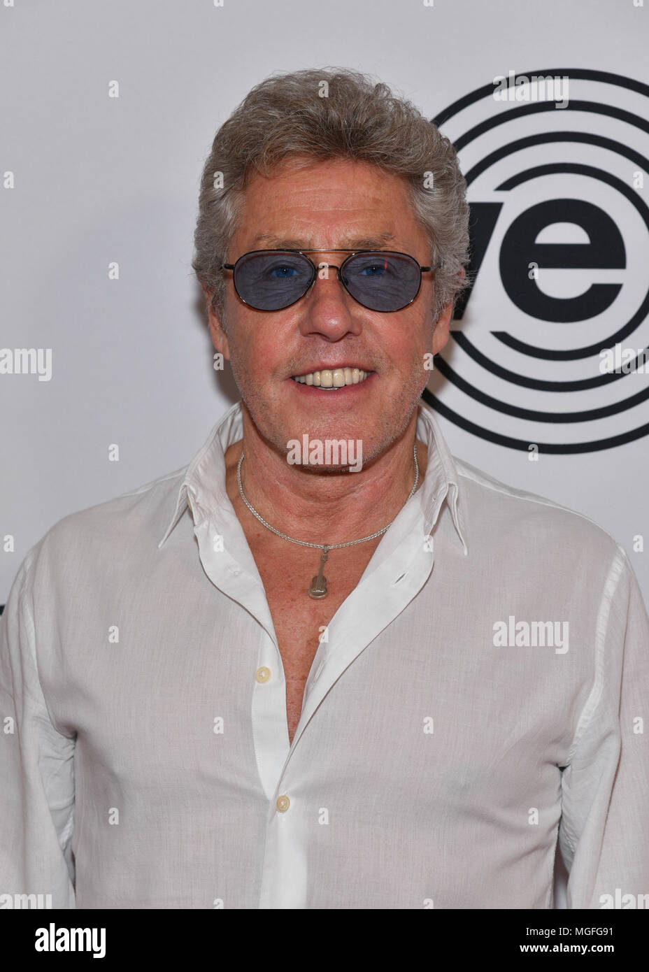 Roger Daltrey assiste à la fondation de la famille Nous sommes 2018 Gala au Hammerstein Ballroom le 27 avril 2018 à New York. Crédit : Erik Pendzich/Alamy Live News Banque D'Images