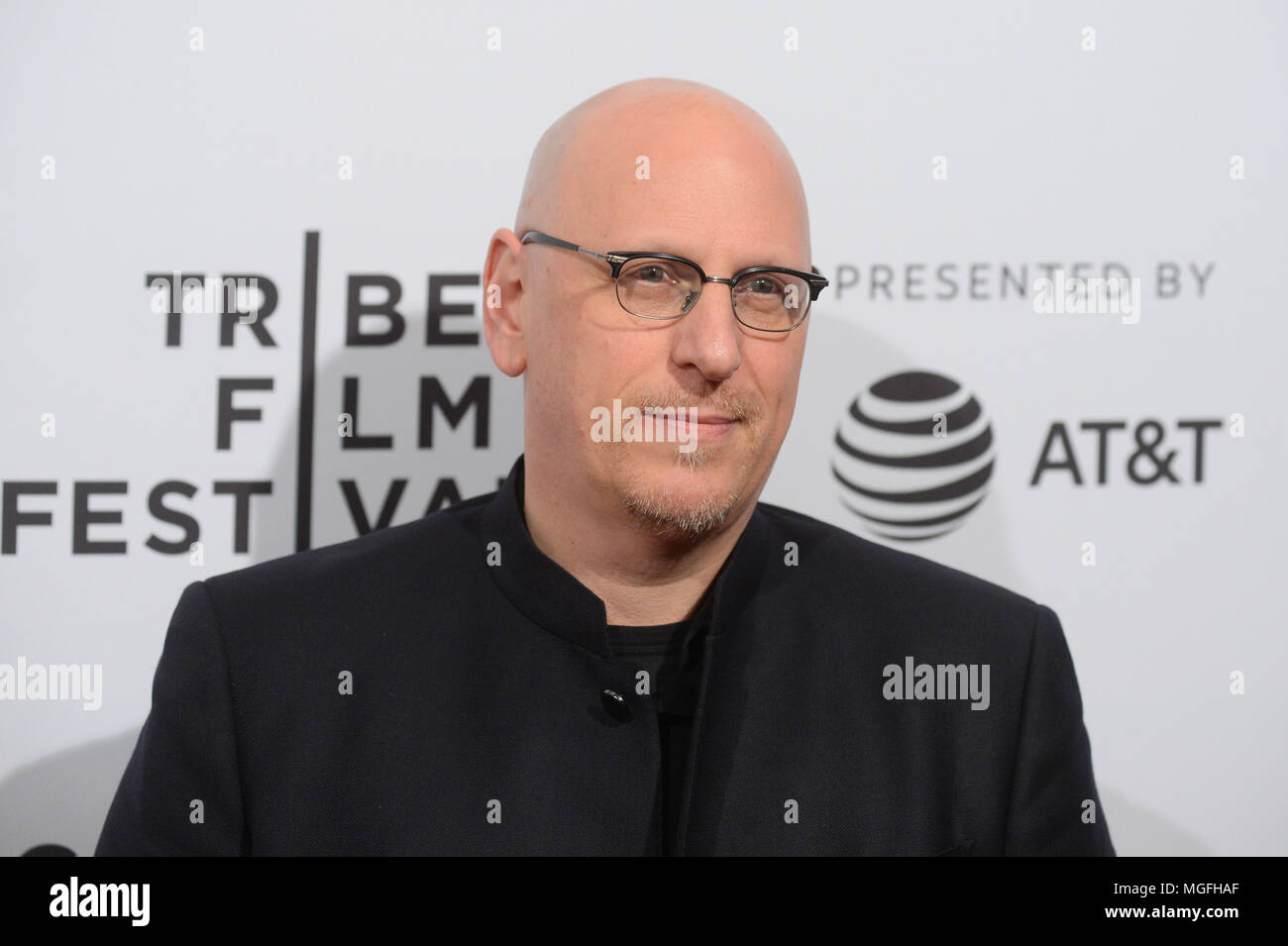 New York, États-Unis, 27 avril 2018. Oren Moverman assiste à 'l'Histoire' au cours de la 2018 Tribeca Film Festival au Théâtre SVA le 27 avril, 2018 à New York. Crédit : Erik Pendzich/Alamy Live News Banque D'Images