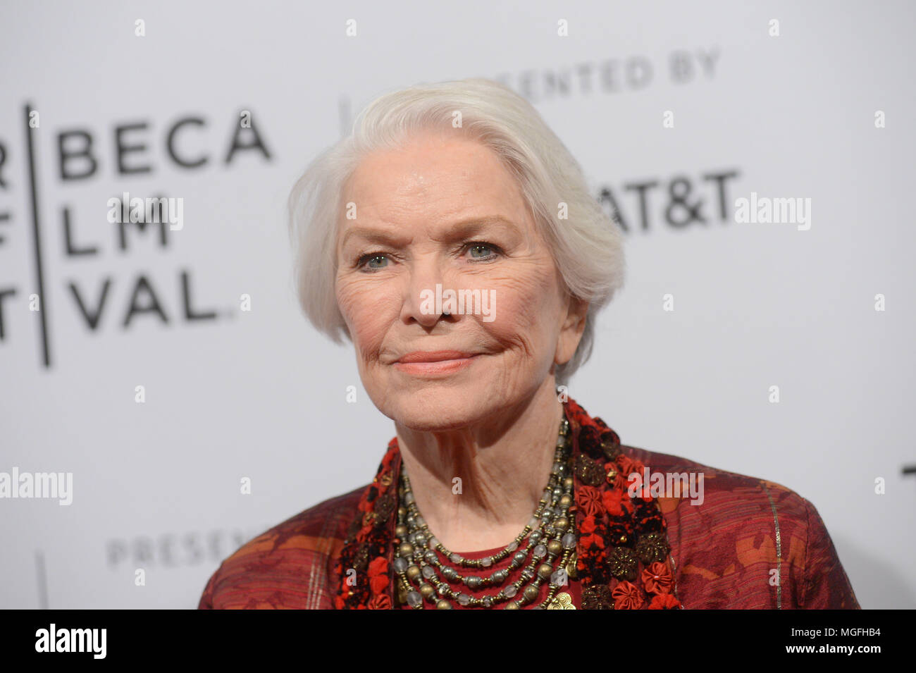 New York, États-Unis, 27 avril 2018. Ellen Burstyn assiste à 'l'Histoire' au cours de la 2018 Tribeca Film Festival au Théâtre SVA le 27 avril, 2018 à New York. Crédit : Erik Pendzich/Alamy Live News Banque D'Images