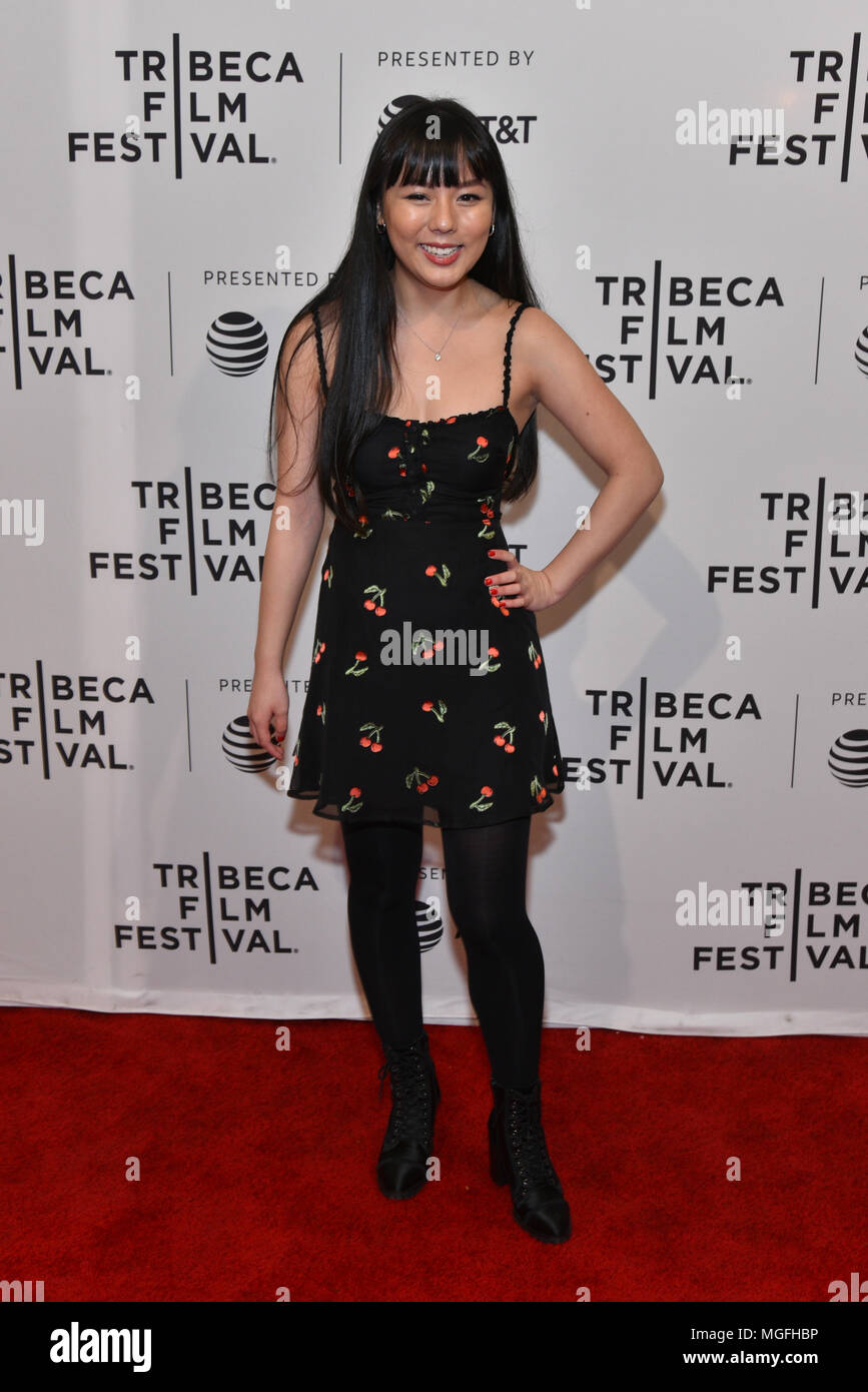 New York, États-Unis, 27 avril 2018. Shay Abeson participe à 'l'Histoire' au cours de la 2018 Tribeca Film Festival au Théâtre SVA le 27 avril, 2018 à New York. Crédit : Erik Pendzich/Alamy Live News Banque D'Images