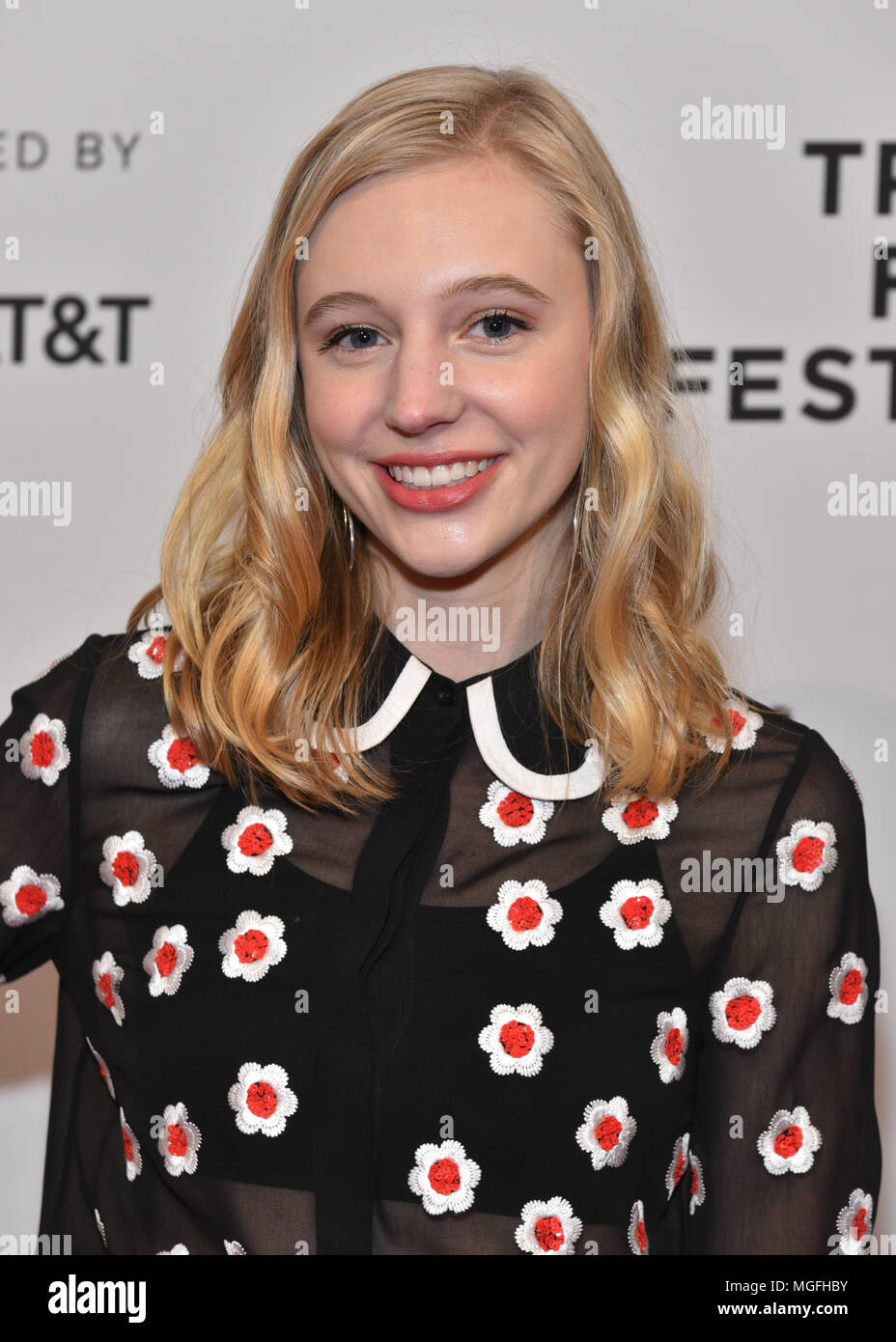 New York, États-Unis, 27 avril 2018. Jessica assiste à la 'Flaum Tale" au cours de la 2018 Tribeca Film Festival au Théâtre SVA le 27 avril, 2018 à New York. Crédit : Erik Pendzich/Alamy Live News Banque D'Images
