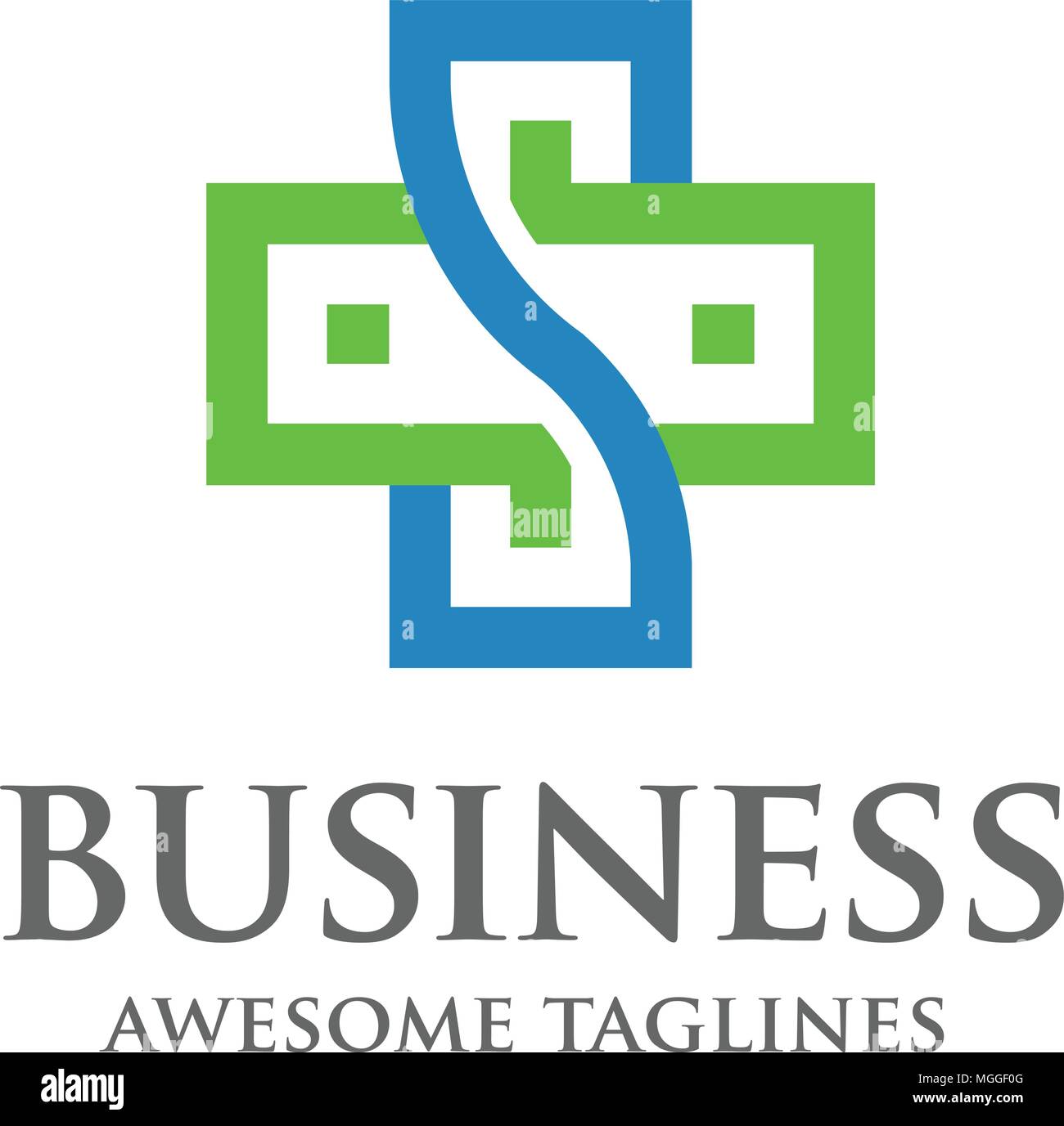 La lettre S santé médecine hôpital médical de l'aide et de soins ambulanciers concept. Illustration de Vecteur