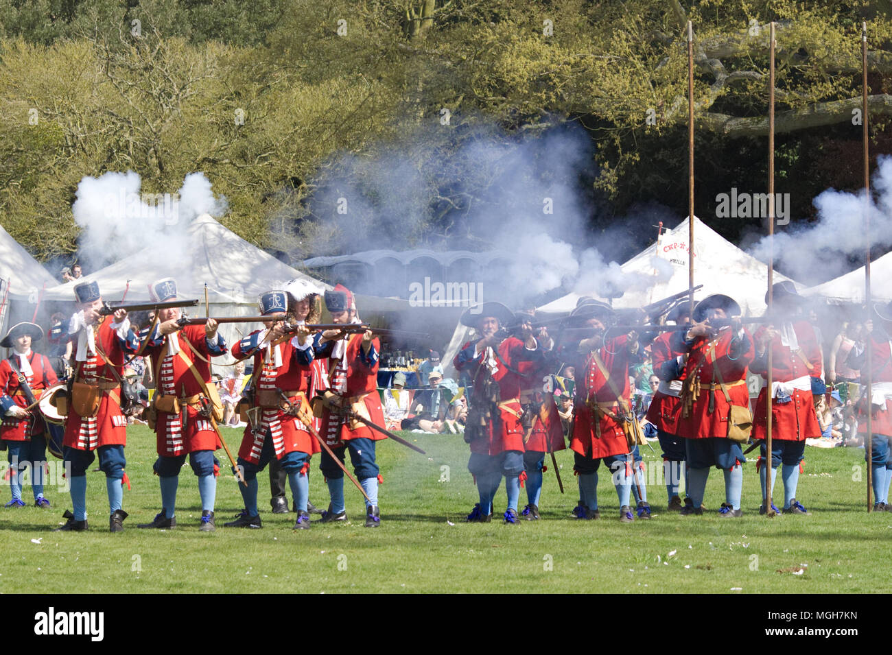 Le roi James 11, 1688 Reconstitution de la Révolution Banque D'Images