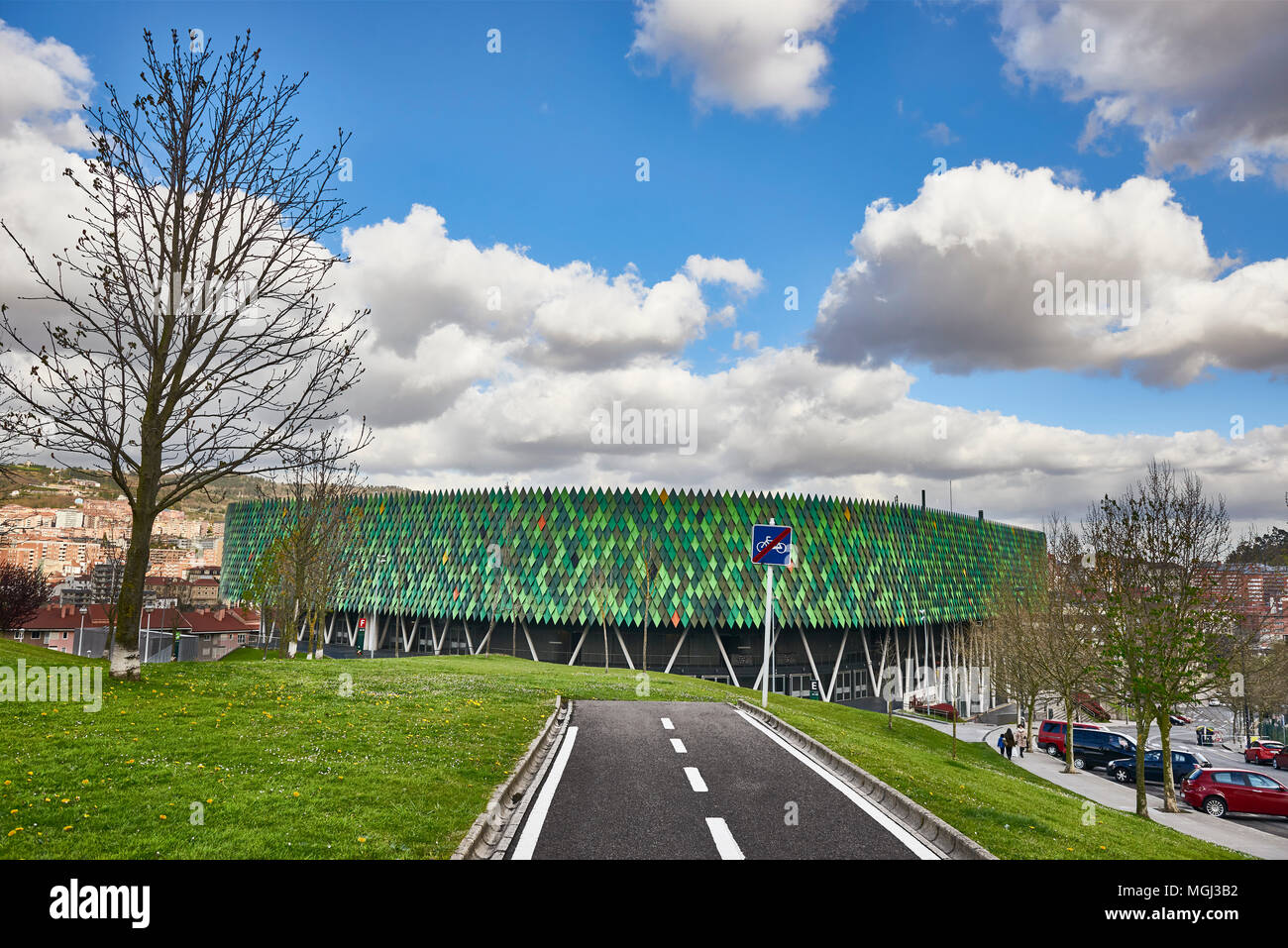 Palais des Sports Arena, Bilbao, Bilbao, Miribilla, Gascogne, Pays basque, Euskadi, Euskal Herria, Espagne, Europe Banque D'Images