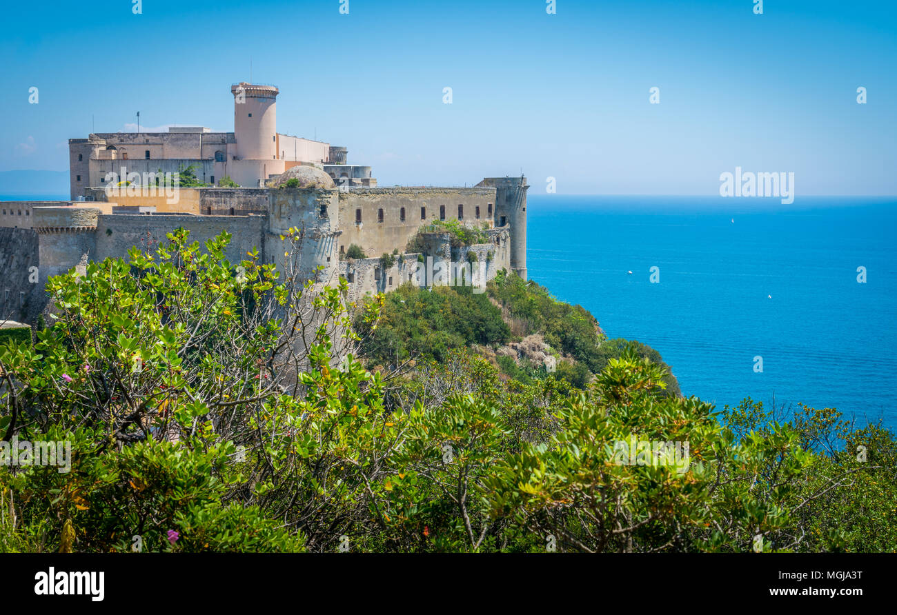 Vue panoramique à Gaeta, province de Latina, Latium, Italie centrale. Banque D'Images