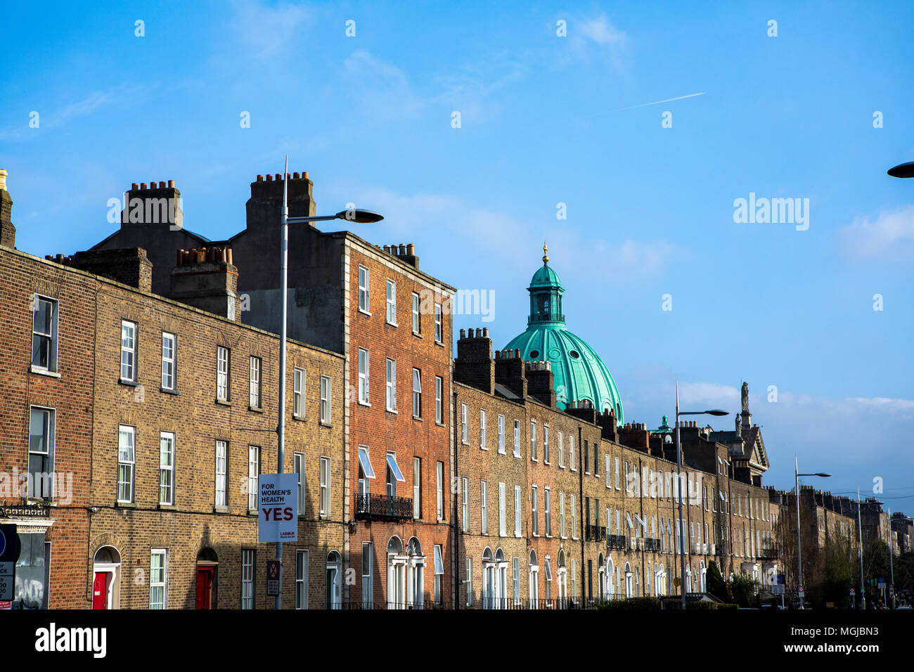L'architecture géorgienne de Dublin, Irlande Banque D'Images