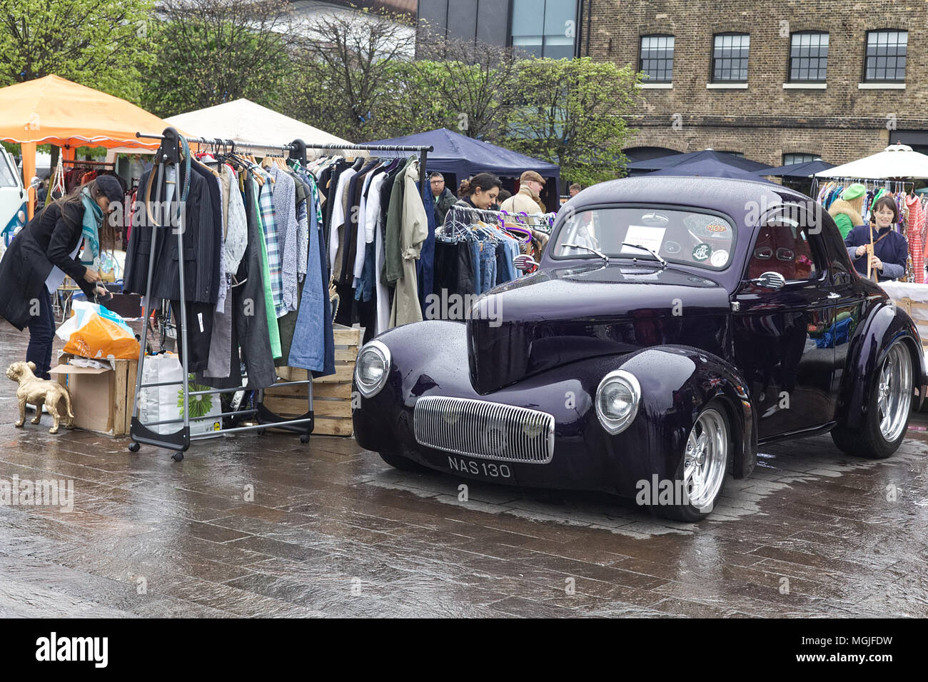 Classic vintage car boot, Londres Banque D'Images