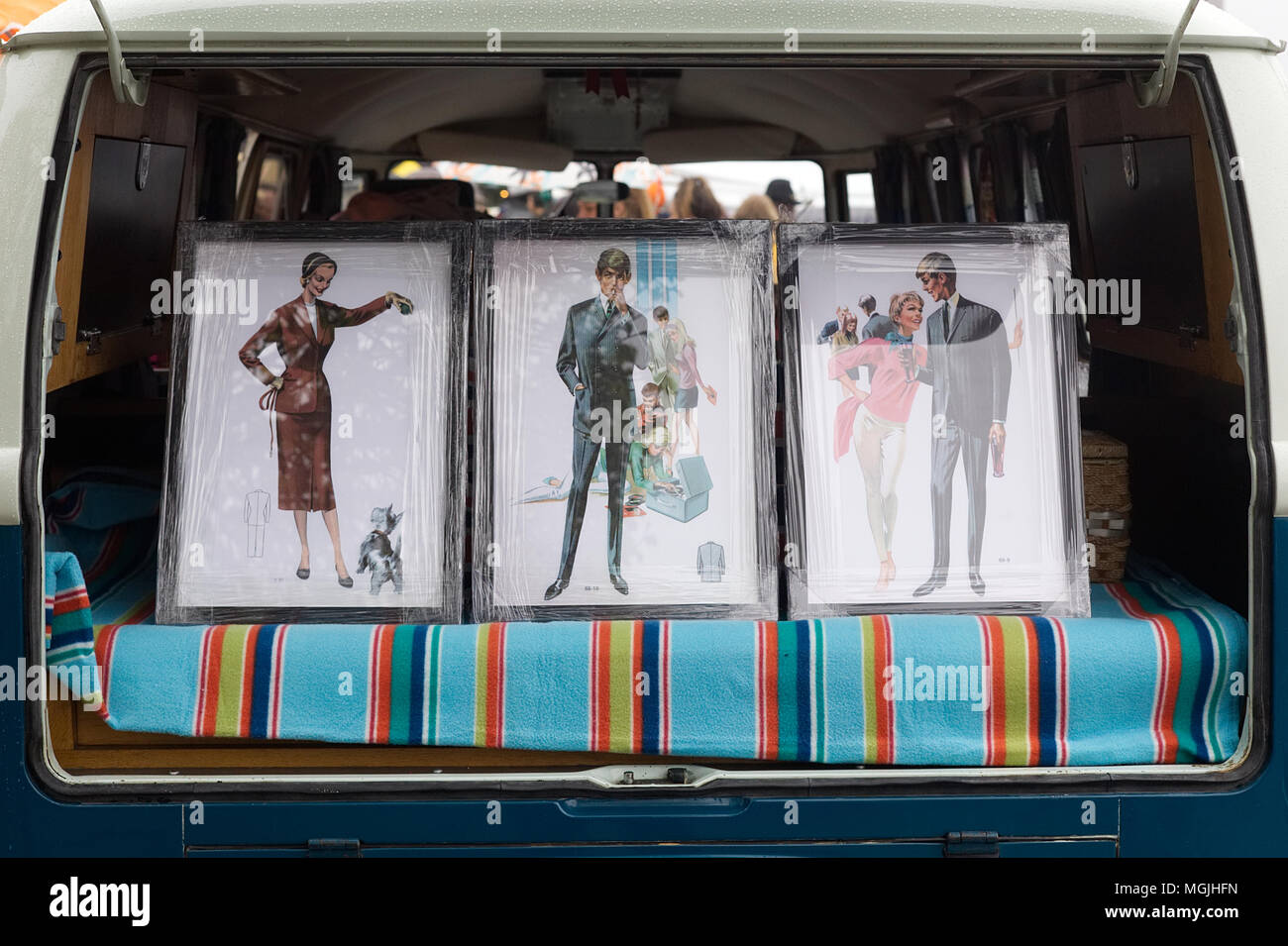 Classic vintage car boot, Londres Banque D'Images