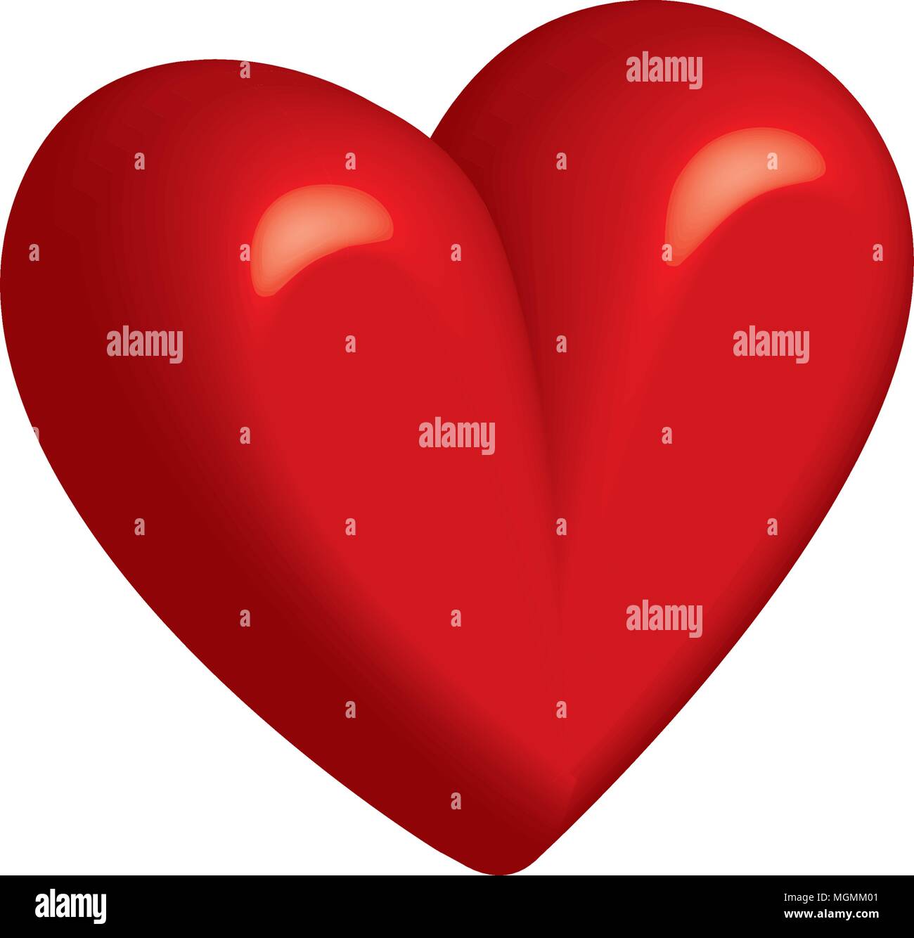 Coeur, amour, vecteur, illustration, jour, motif, emoji, valentines Illustration de Vecteur