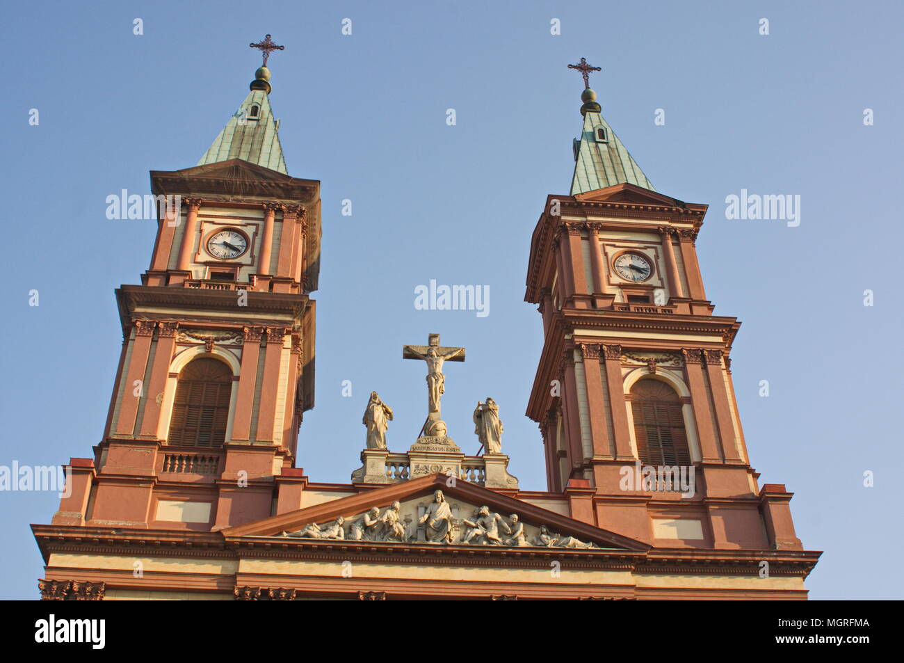 Cathédrale à Ostrava Banque D'Images