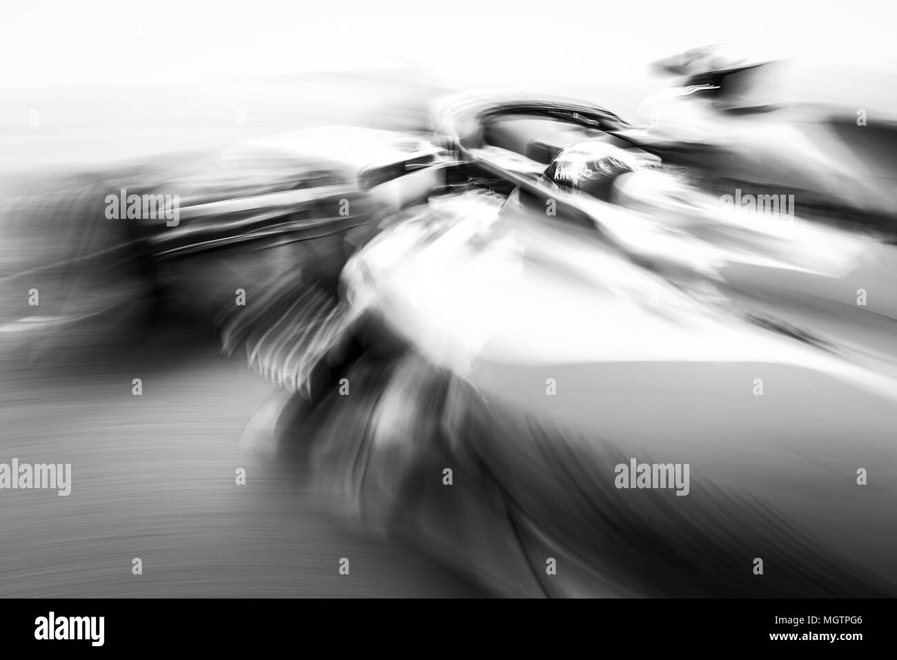 Fernando Alonso (spa), McLaren Renault MCL33, au cours de l'action du Championnat du Monde de Formule 1 2018, le Grand Prix d'Europe en Azerbaïdjan du 26 au 29 avril à Bakou - 28.04.2018. Dans le monde d'utilisation | Banque D'Images