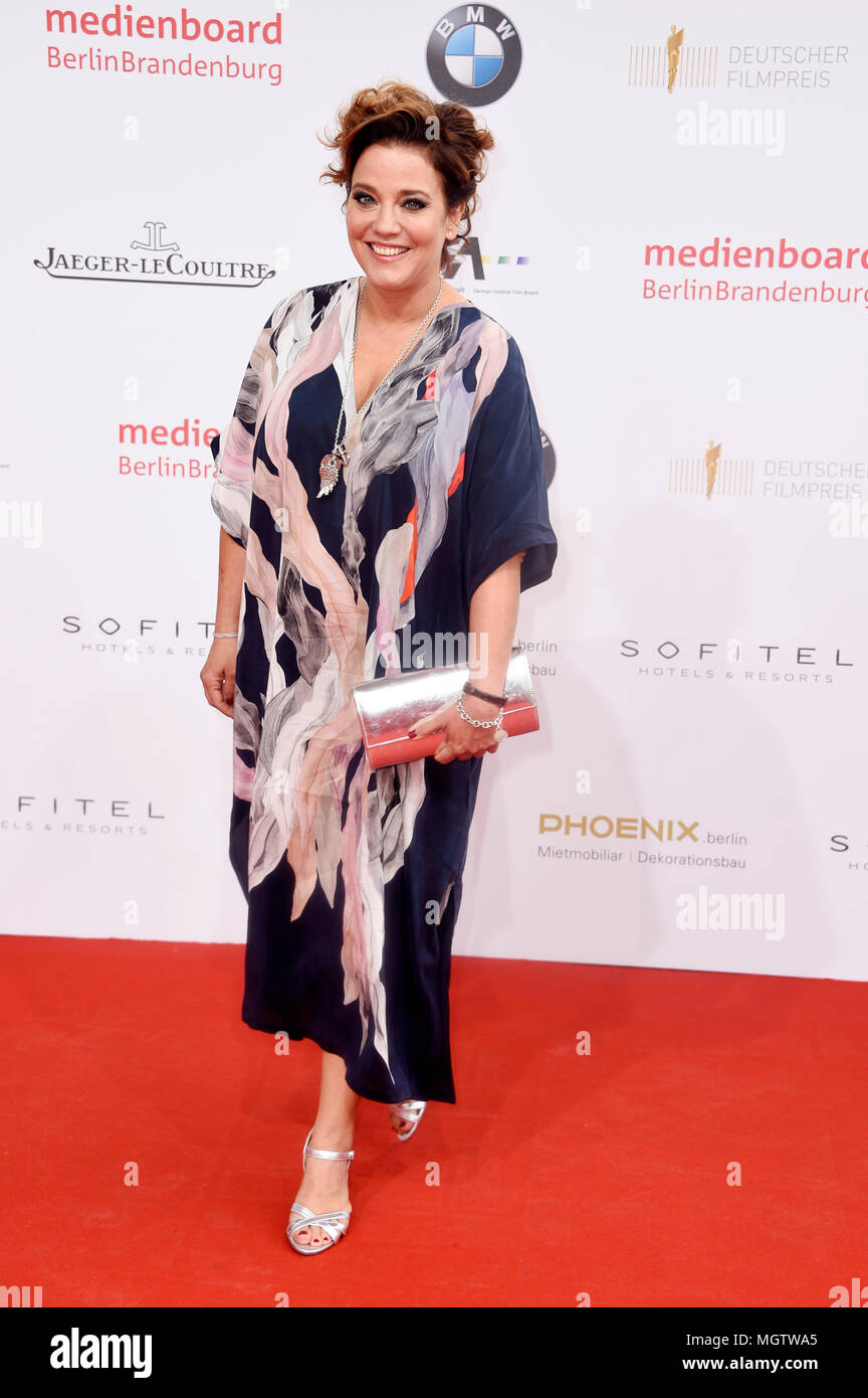 Muriel Baumeister lors de la présentation du Prix du Film Allemand 2018 dans le Parc des Expositions Messe Berlin. Berlin, 27.04.2018 | Le monde d'utilisation Banque D'Images