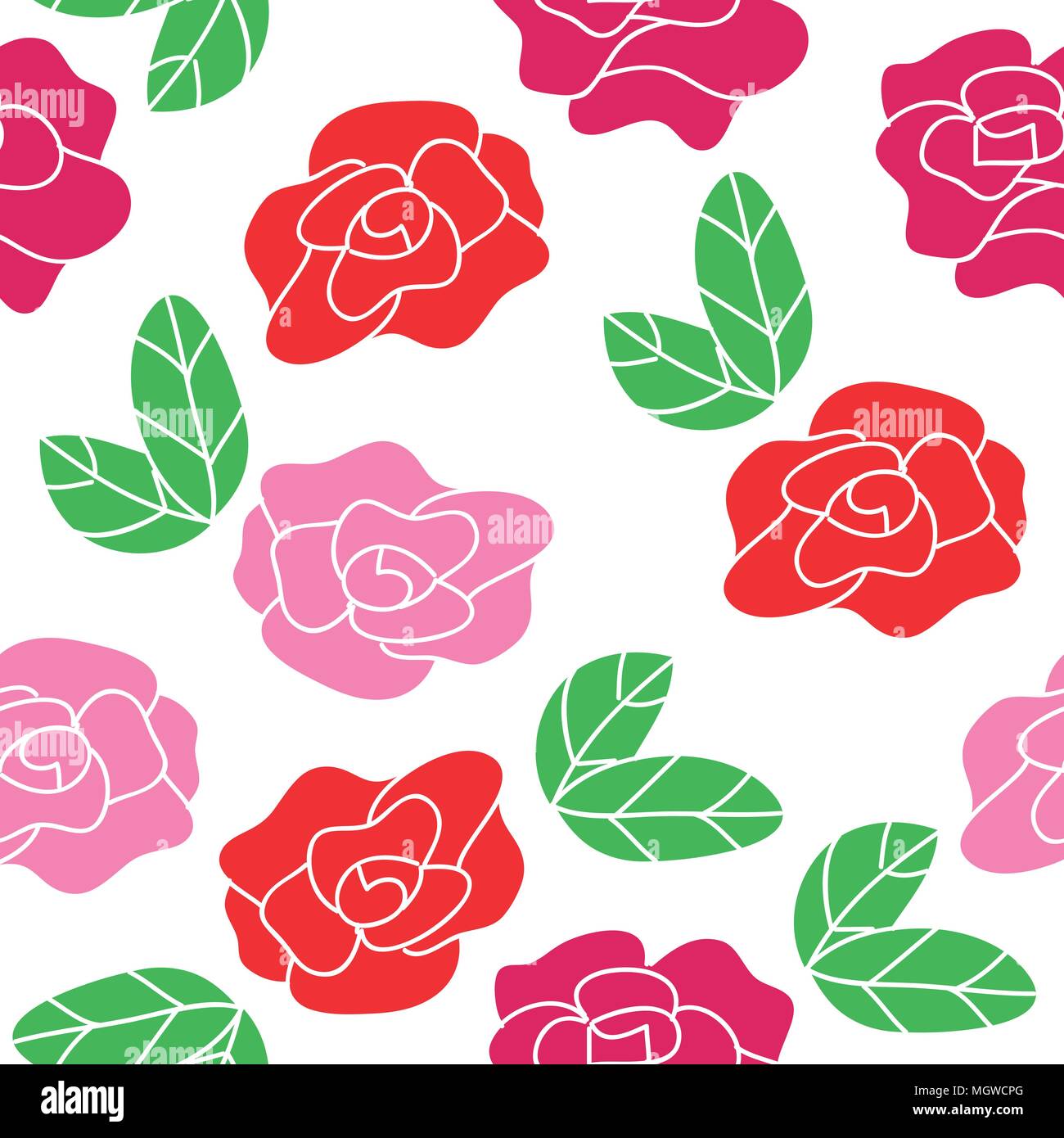 Roses transparente motif. Vector floral background Illustration de Vecteur