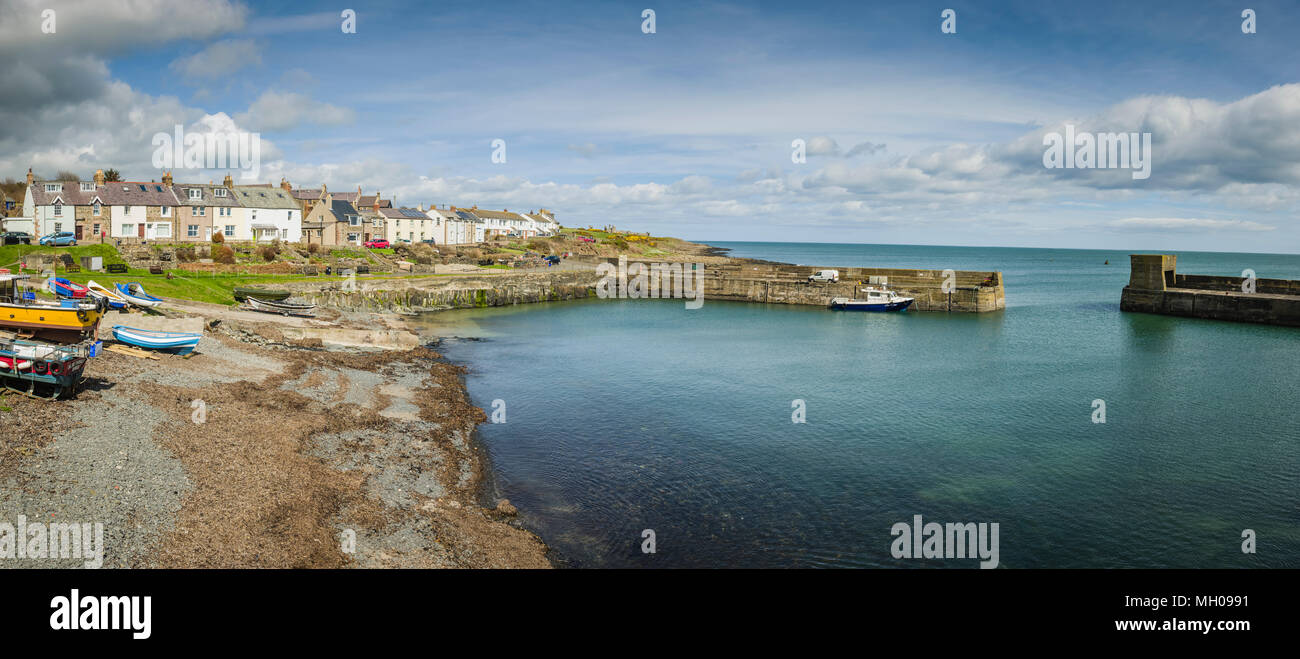 Port de Craster, Northumberland, Angleterre. Banque D'Images
