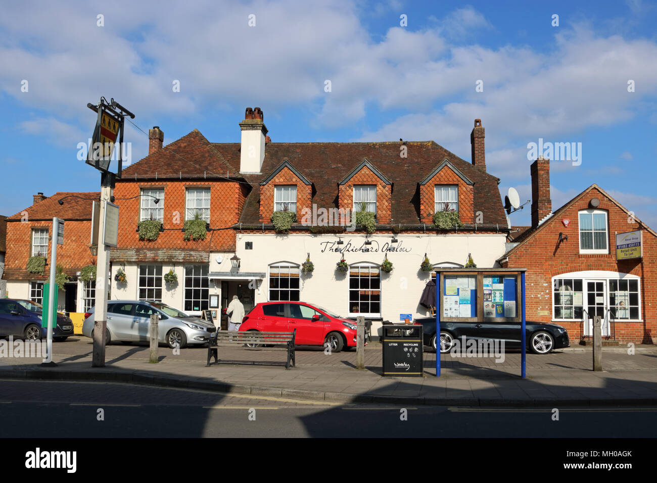 Le Cranleigh village de Surrey. Le plus grand village de l'Angleterre. Banque D'Images