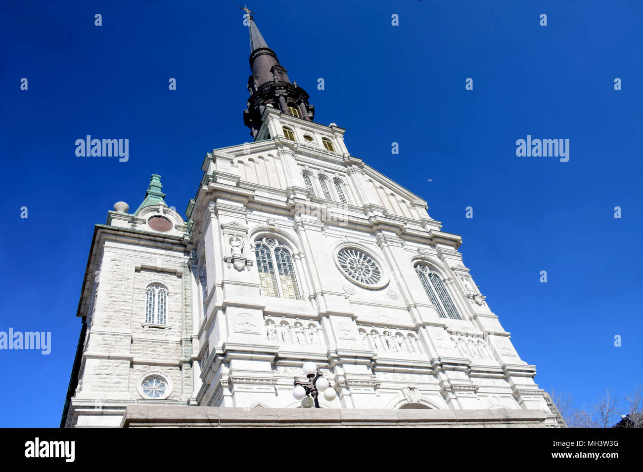 St Jean Baptiste sur St John Street, Old Quebec City Banque D'Images