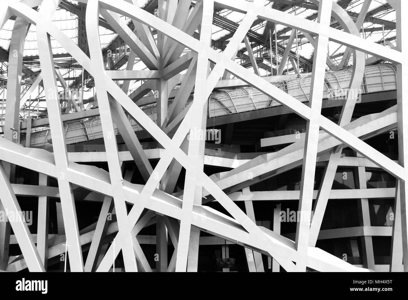 Stade National Bird's Nest Banque D'Images