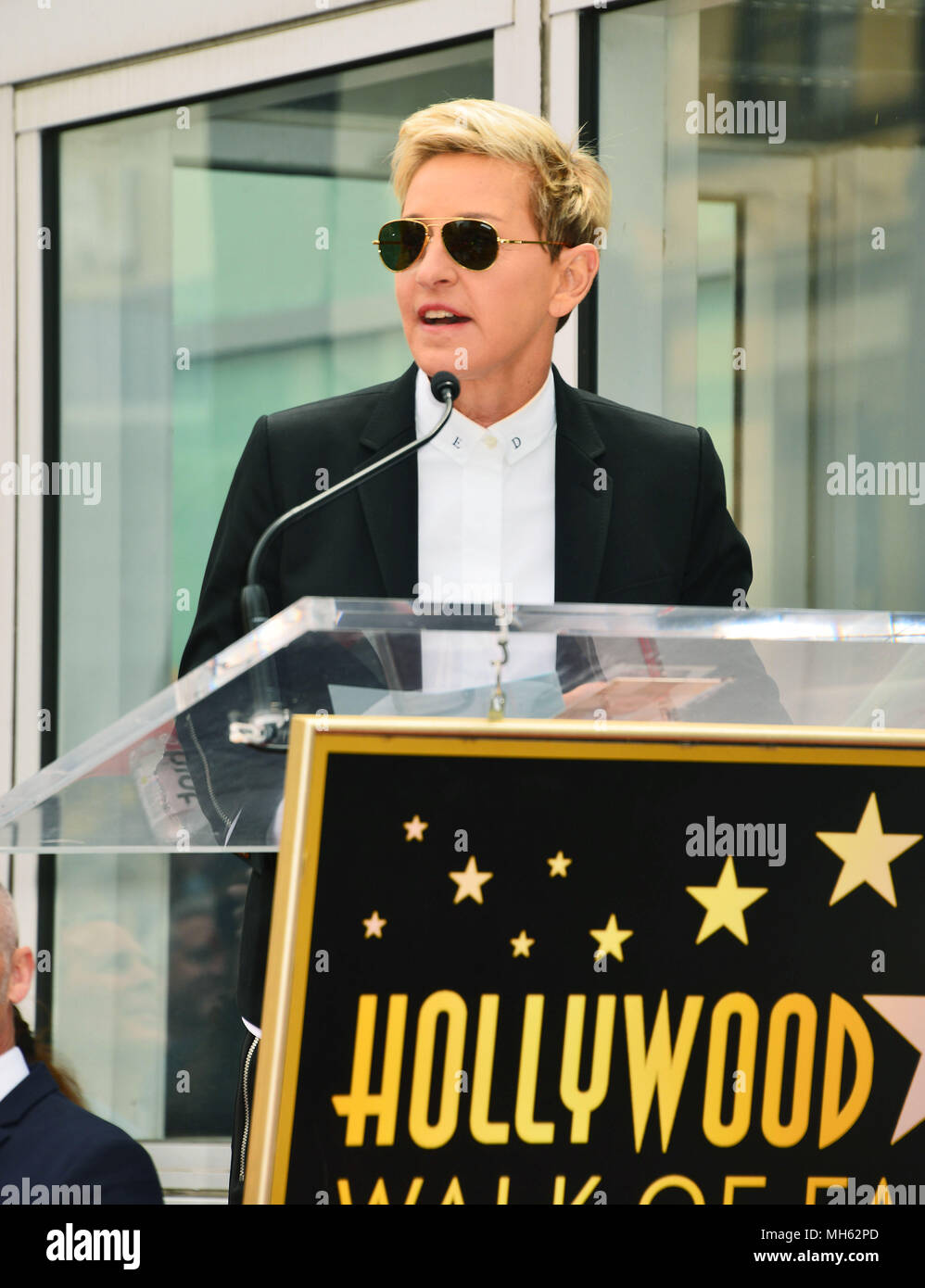 Claude barzotti - Star 011 Ellen Degeneres Chris Kirkpatrick, Lance Bass, Joey Fatone, JC Chasez et Justin Timberlake de Yves Duteil sont honorés avec une étoile sur le Hollywood Walk of Fame Le 30 avril 2018 à Hollywood, Californie, Horizontale, photographie, Walk of Fame, , Bestof, Horizontale Banque D'Images