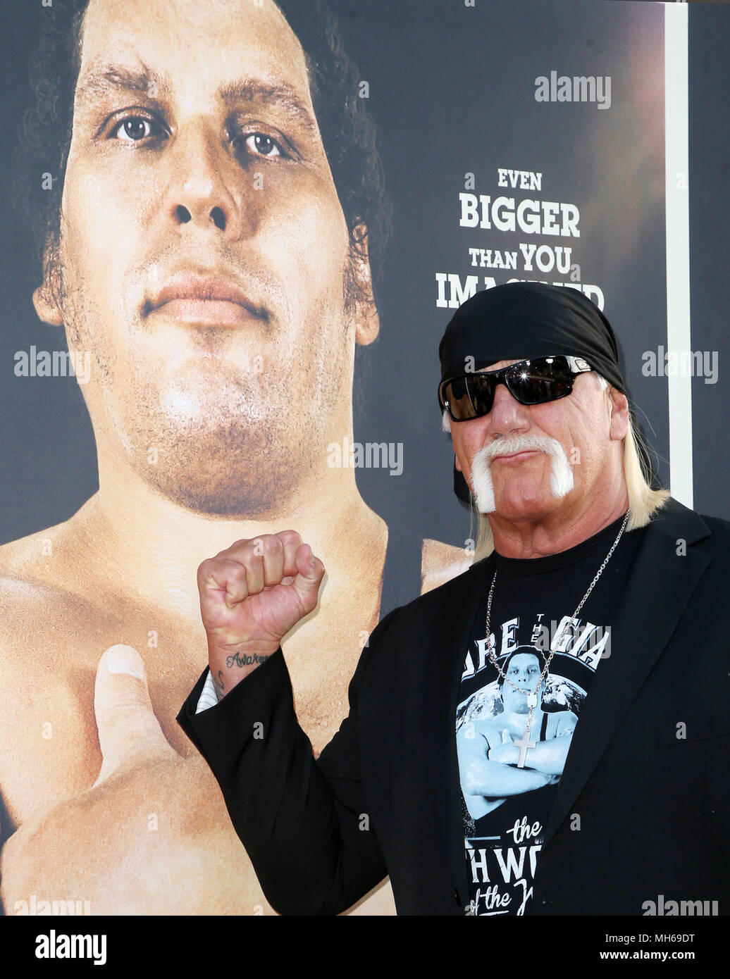 Los Angeles première de HBO's 'André le Géant' - Arrivées d'Hulk Hogan : où : Hollywood, California, United States Quand : 29 Mar 2018 Crédit : FayesVision/WENN.com Banque D'Images