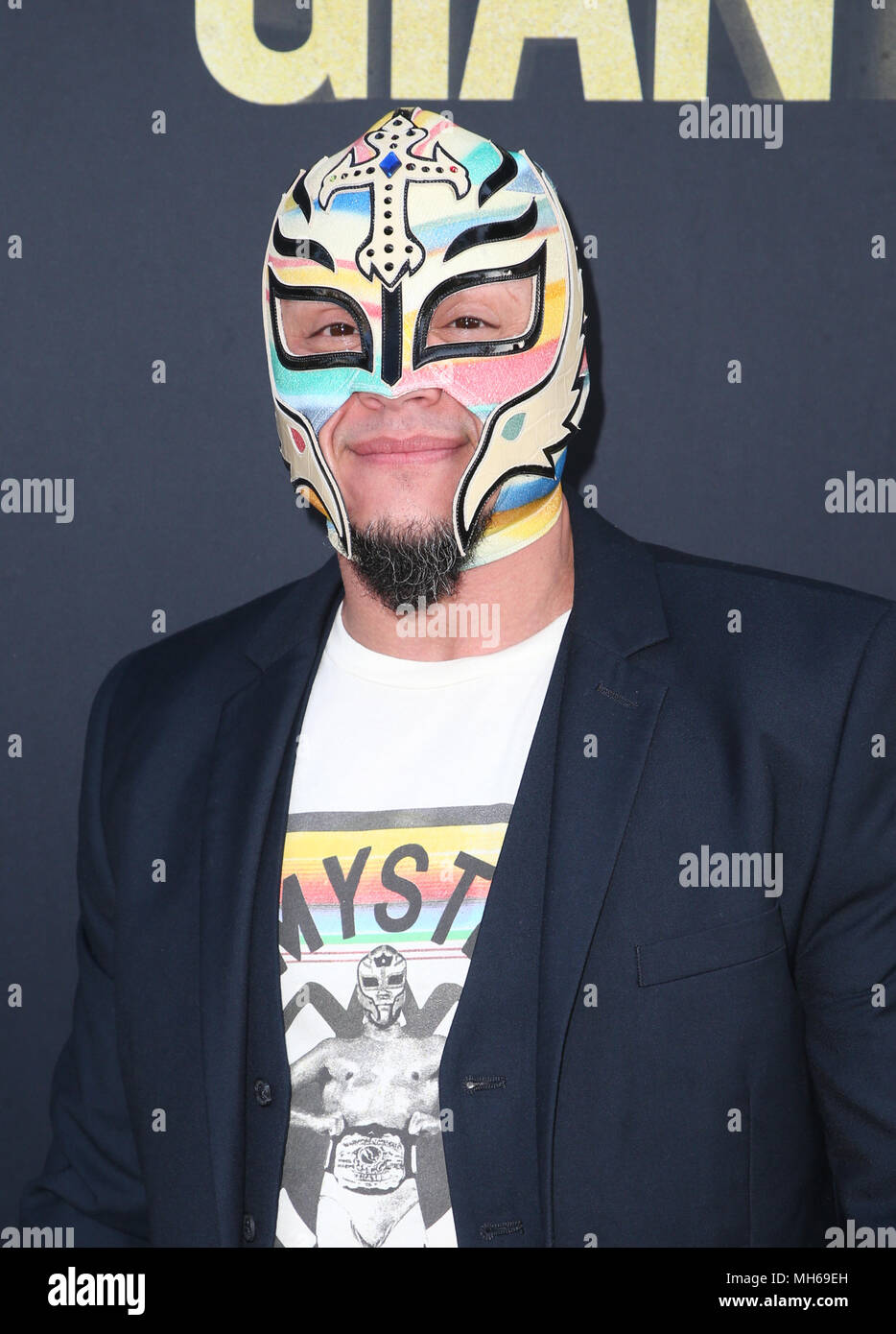 Los Angeles première de HBO's 'André le Géant' - Arrivées comprend : Rey Mysterio Où : Hollywood, California, United States Quand : 29 Mar 2018 Crédit : FayesVision/WENN.com Banque D'Images