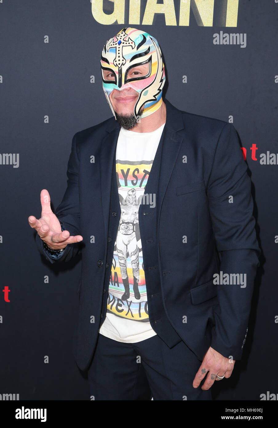 Los Angeles première de HBO's 'André le Géant' - Arrivées comprend : Rey Mysterio Où : Hollywood, California, United States Quand : 29 Mar 2018 Crédit : FayesVision/WENN.com Banque D'Images