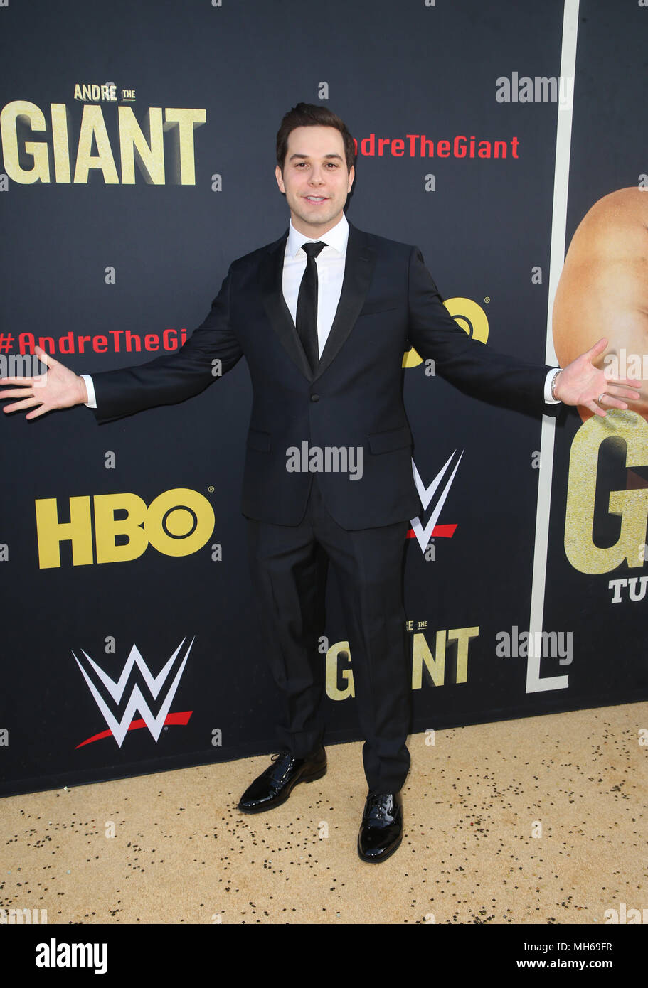 Los Angeles première de HBO's 'André le Géant' - Arrivées comprend : Skylar Astin Où : Hollywood, California, United States Quand : 29 Mar 2018 Crédit : FayesVision/WENN.com Banque D'Images