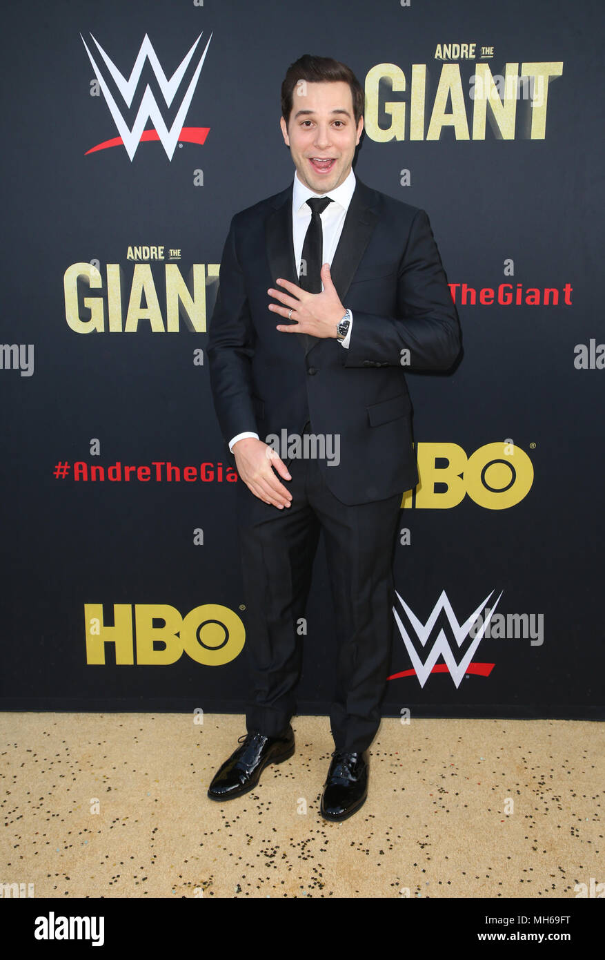 Los Angeles première de HBO's 'André le Géant' - Arrivées comprend : Skylar Astin Où : Hollywood, California, United States Quand : 29 Mar 2018 Crédit : FayesVision/WENN.com Banque D'Images