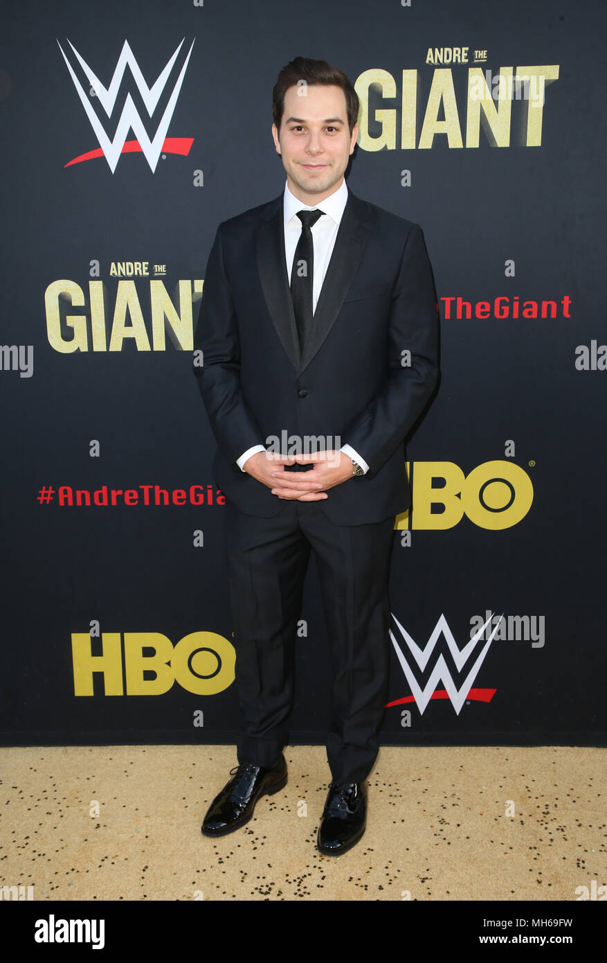 Los Angeles première de HBO's 'André le Géant' - Arrivées comprend : Skylar Astin Où : Hollywood, California, United States Quand : 29 Mar 2018 Crédit : FayesVision/WENN.com Banque D'Images