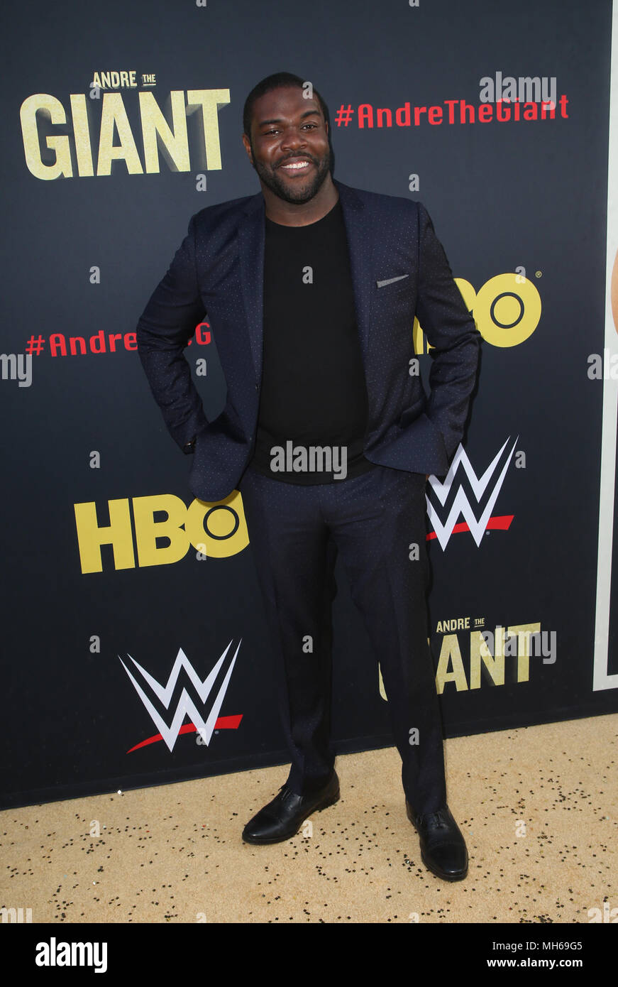Los Angeles première de HBO's 'André le Géant' - Arrivées avec : Sam Richardson Où : Hollywood, California, United States Quand : 29 Mar 2018 Crédit : FayesVision/WENN.com Banque D'Images