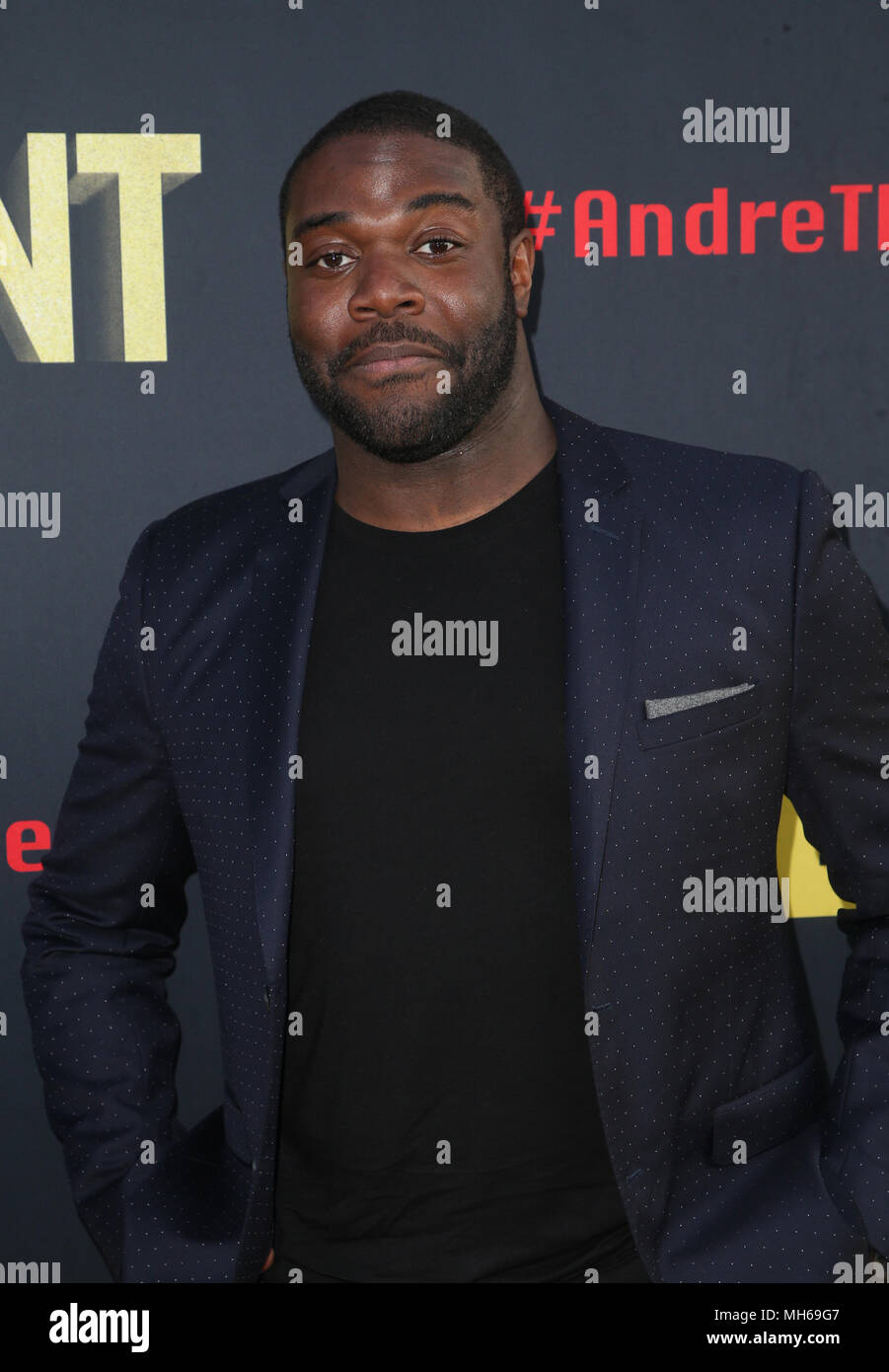 Los Angeles première de HBO's 'André le Géant' - Arrivées avec : Sam Richardson Où : Hollywood, California, United States Quand : 29 Mar 2018 Crédit : FayesVision/WENN.com Banque D'Images