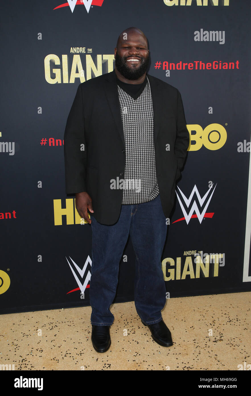 Los Angeles première de HBO's 'André le Géant' - Arrivées avec : Mark Henry Où : Hollywood, California, United States Quand : 29 Mar 2018 Crédit : FayesVision/WENN.com Banque D'Images