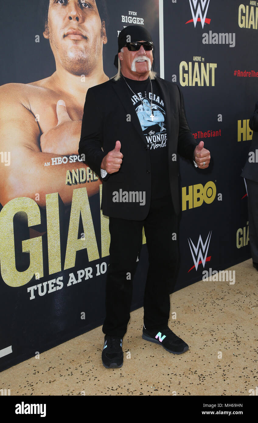 Los Angeles première de HBO's 'André le Géant' - Arrivées d'Hulk Hogan : où : Hollywood, California, United States Quand : 29 Mar 2018 Crédit : FayesVision/WENN.com Banque D'Images