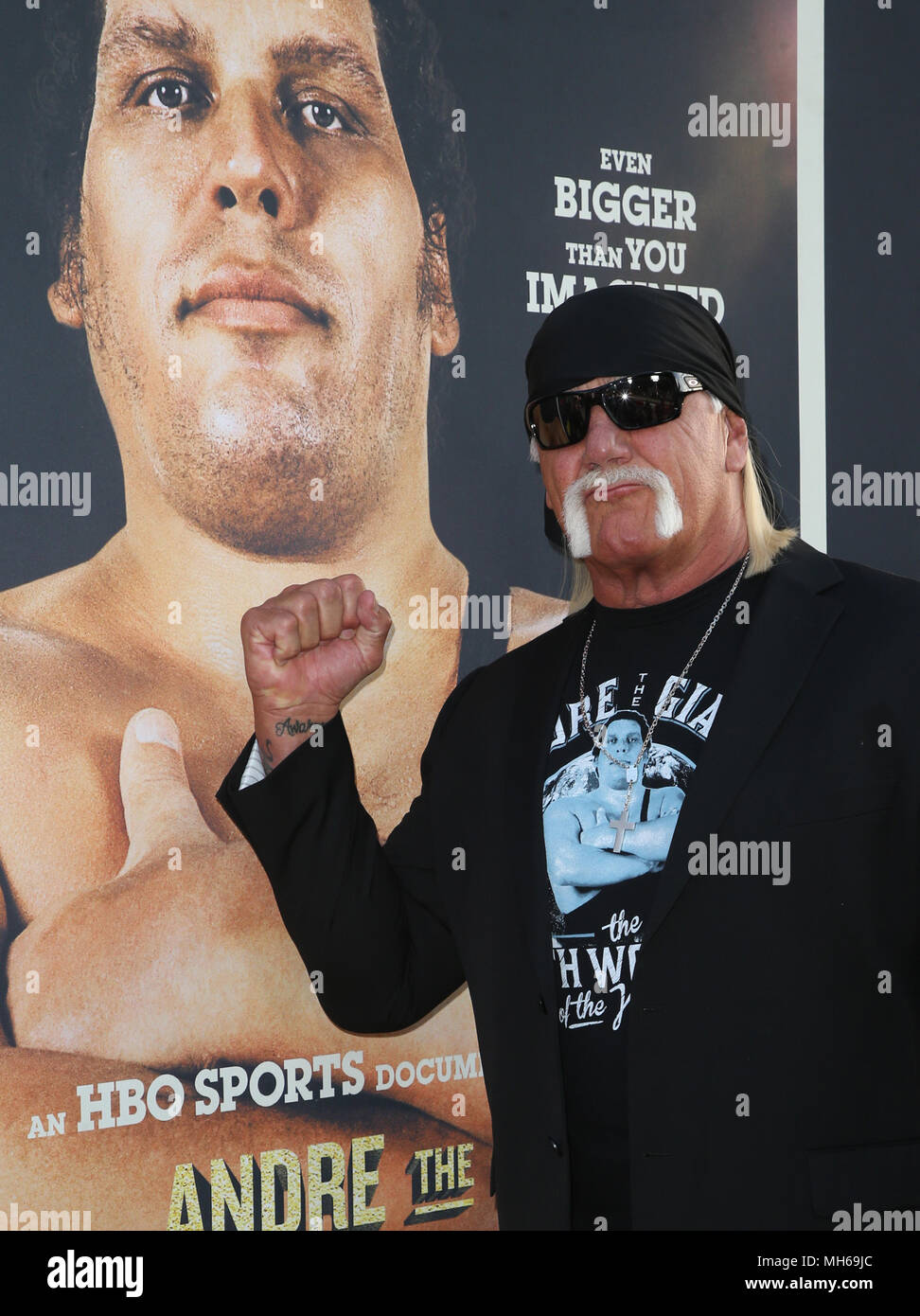 Los Angeles première de HBO's 'André le Géant' - Arrivées d'Hulk Hogan : où : Hollywood, California, United States Quand : 29 Mar 2018 Crédit : FayesVision/WENN.com Banque D'Images