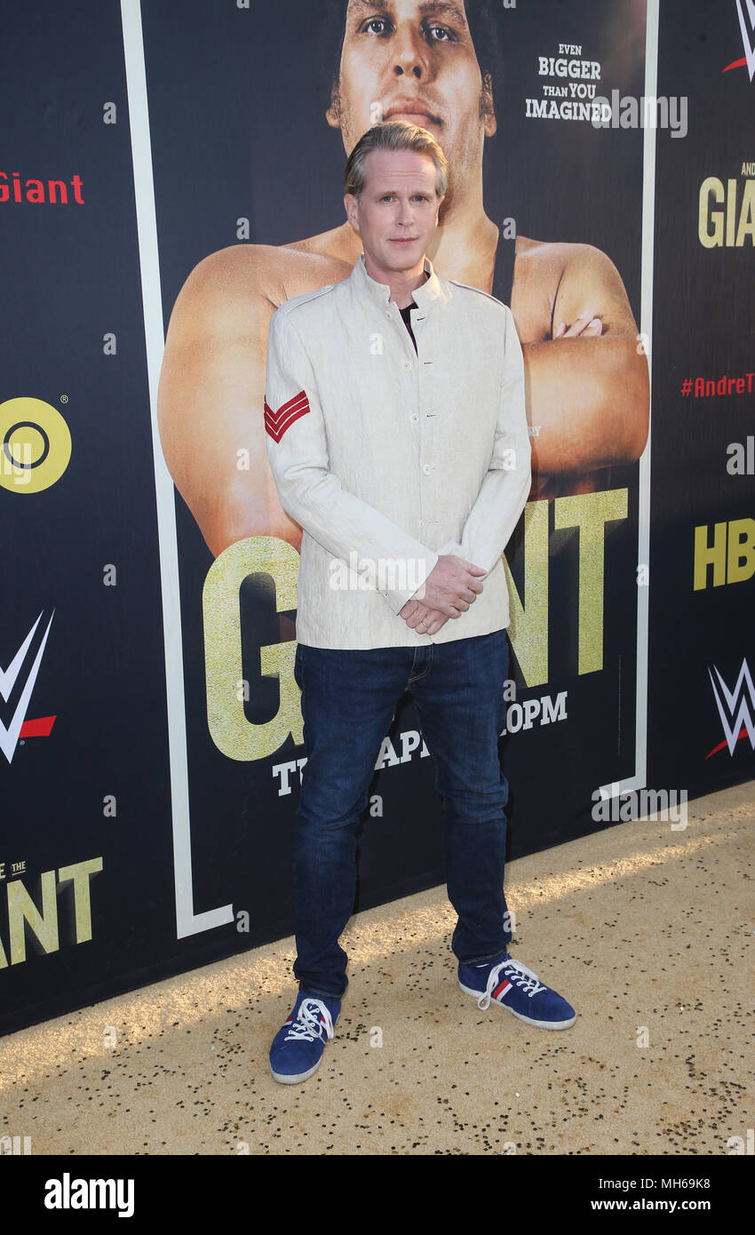 Los Angeles première de HBO's 'André le Géant' - Arrivées avec : Cary Elwes Où : Hollywood, California, United States Quand : 29 Mar 2018 Crédit : FayesVision/WENN.com Banque D'Images