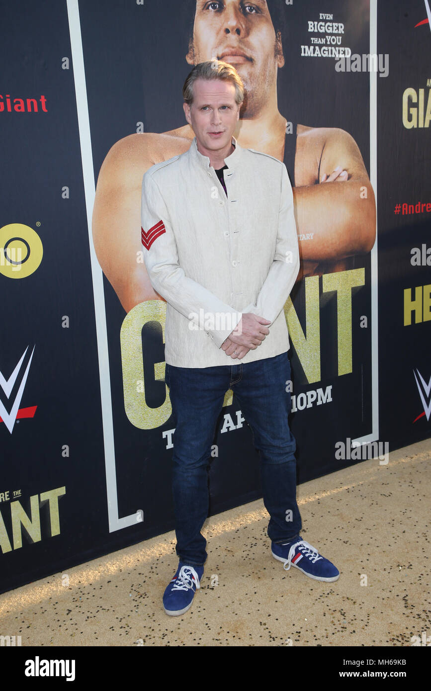 Los Angeles première de HBO's 'André le Géant' - Arrivées avec : Cary Elwes Où : Hollywood, California, United States Quand : 29 Mar 2018 Crédit : FayesVision/WENN.com Banque D'Images