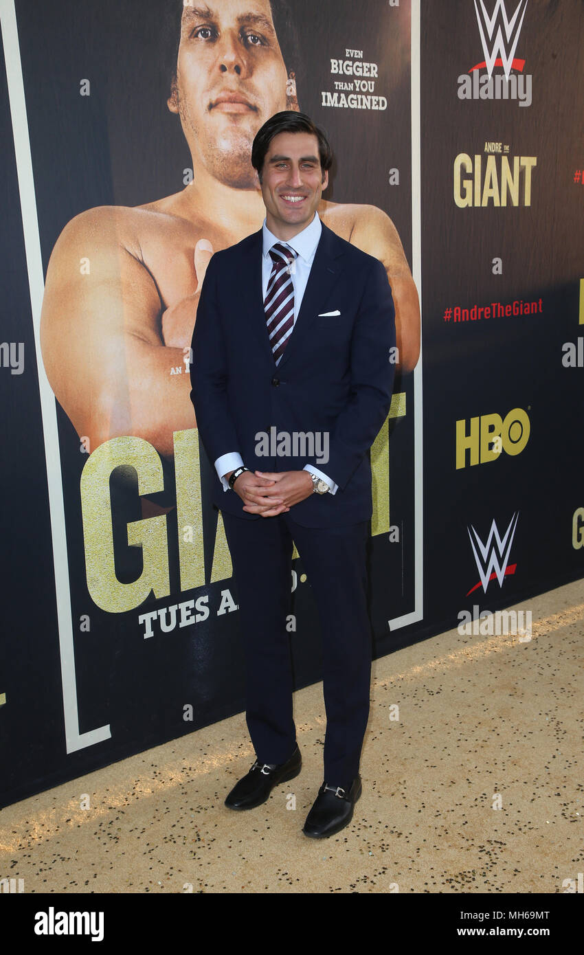 Los Angeles première de HBO's 'André le Géant' - Arrivées avec : Peter Nelson Où : Hollywood, California, United States Quand : 29 Mar 2018 Crédit : FayesVision/WENN.com Banque D'Images