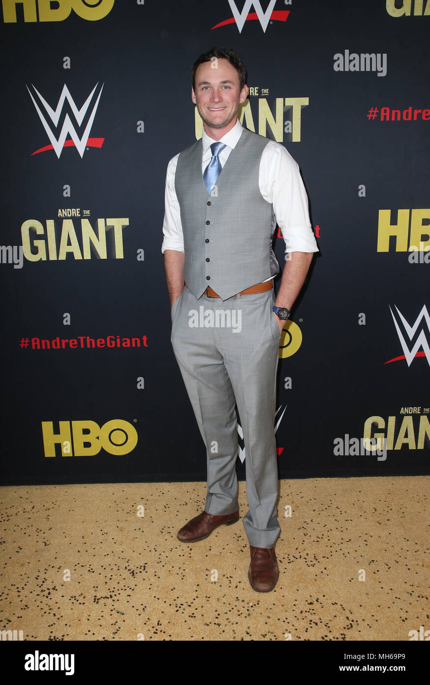 Los Angeles première de HBO's 'André le Géant' - Arrivées avec : Kyle Weishaar Où : Hollywood, California, United States Quand : 29 Mar 2018 Crédit : FayesVision/WENN.com Banque D'Images