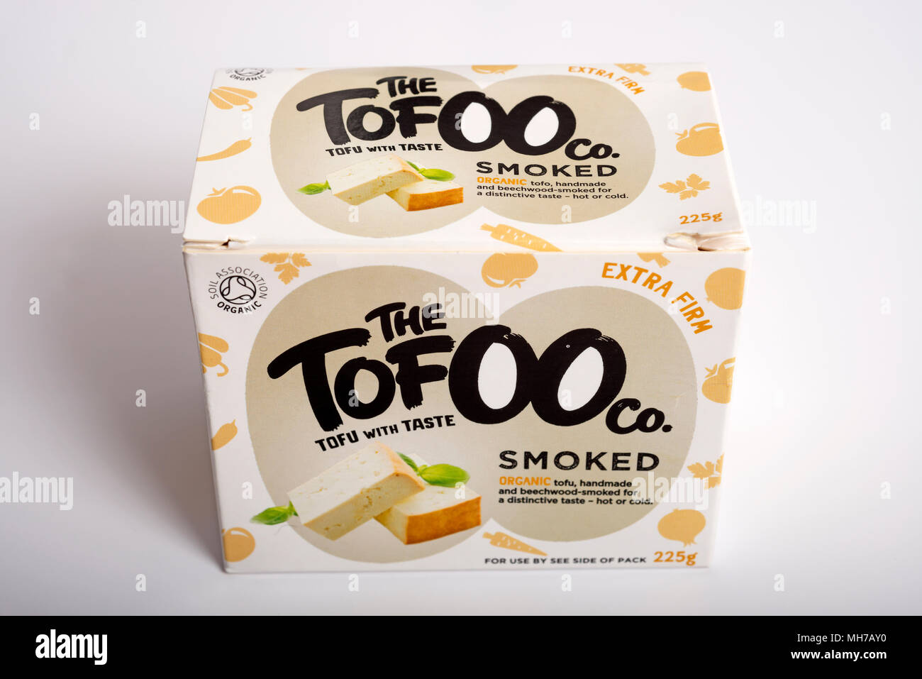 La société Tofoo tofu fumé biologique Banque D'Images