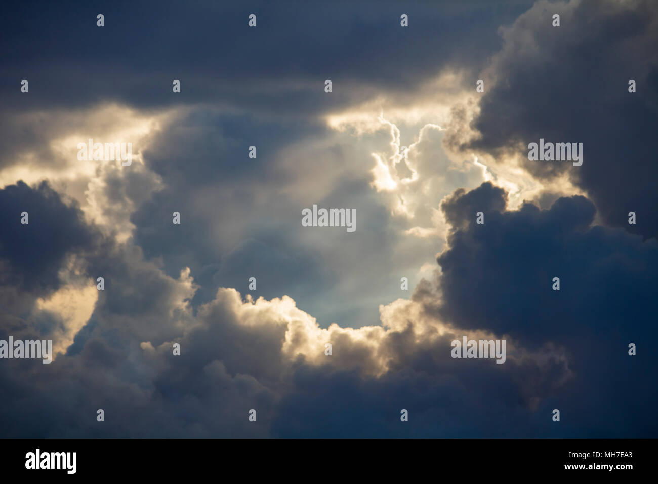 Formation de nuages Banque D'Images