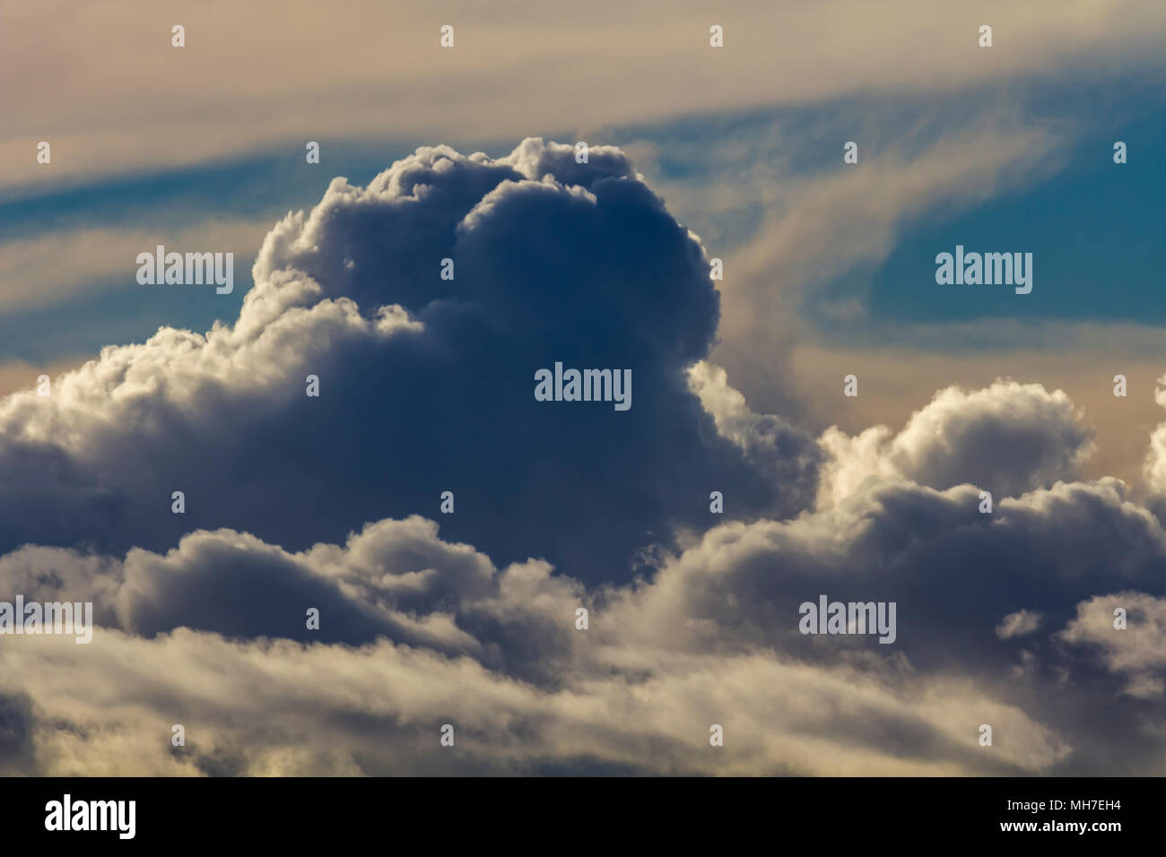 Formation de nuages Banque D'Images