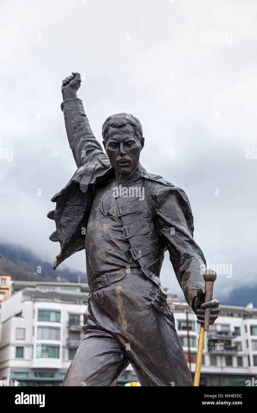 Statue de Freddie Mercury Banque D'Images